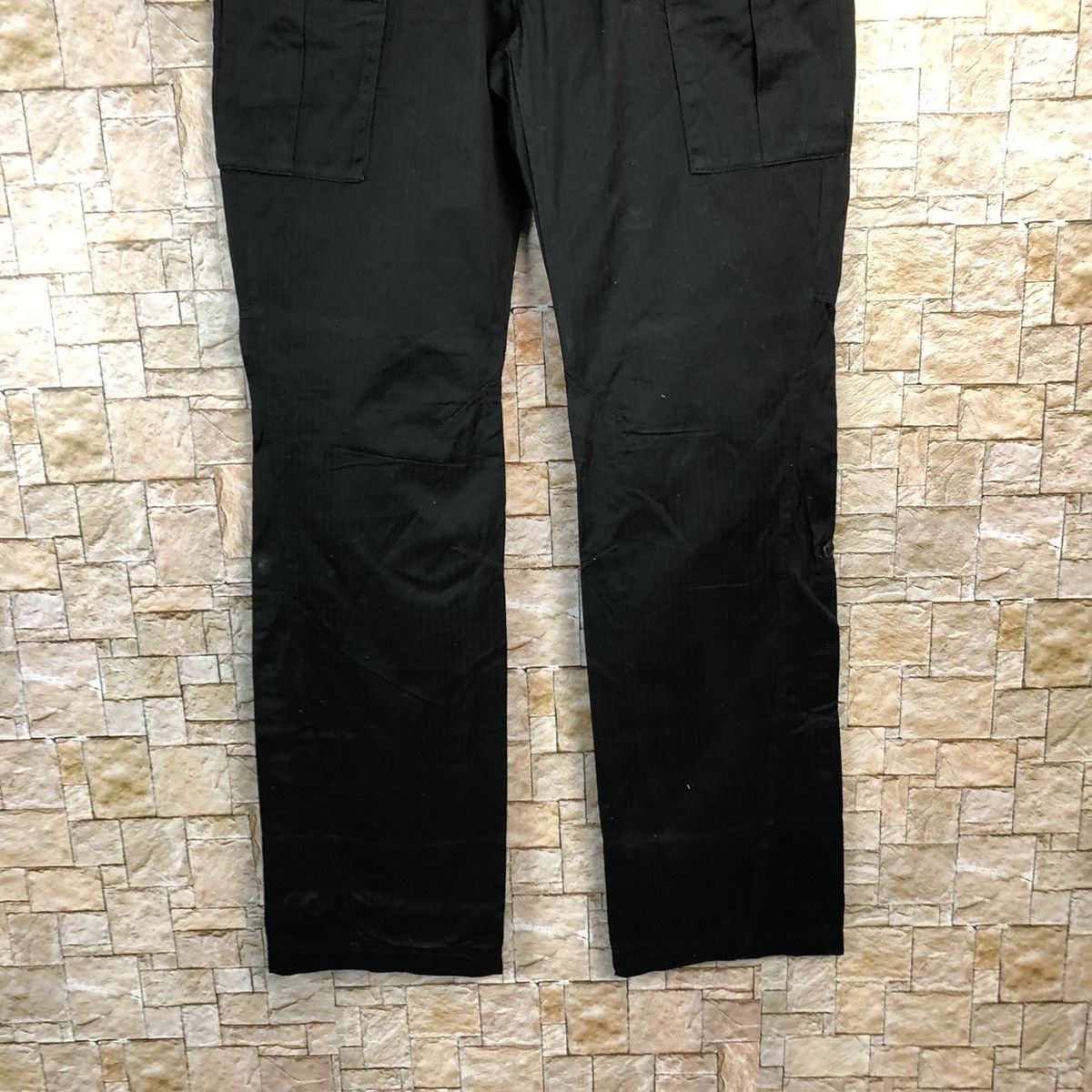 Japanese Brand Klein Plus Black Cargo Multipocket Pants #A732 Size US 31 - 3 Thumbnail