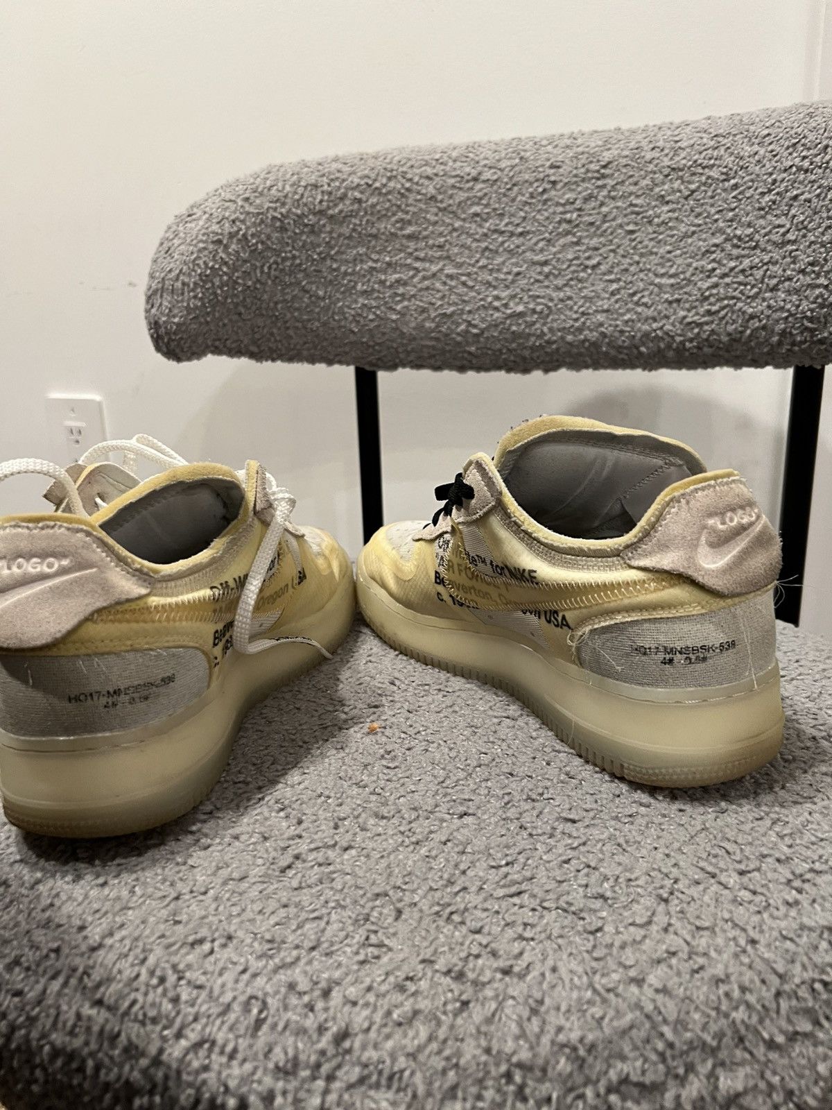 Nike × Off-White Off White x Nike Air Force Size US 9 / EU 42 - 5 Thumbnail