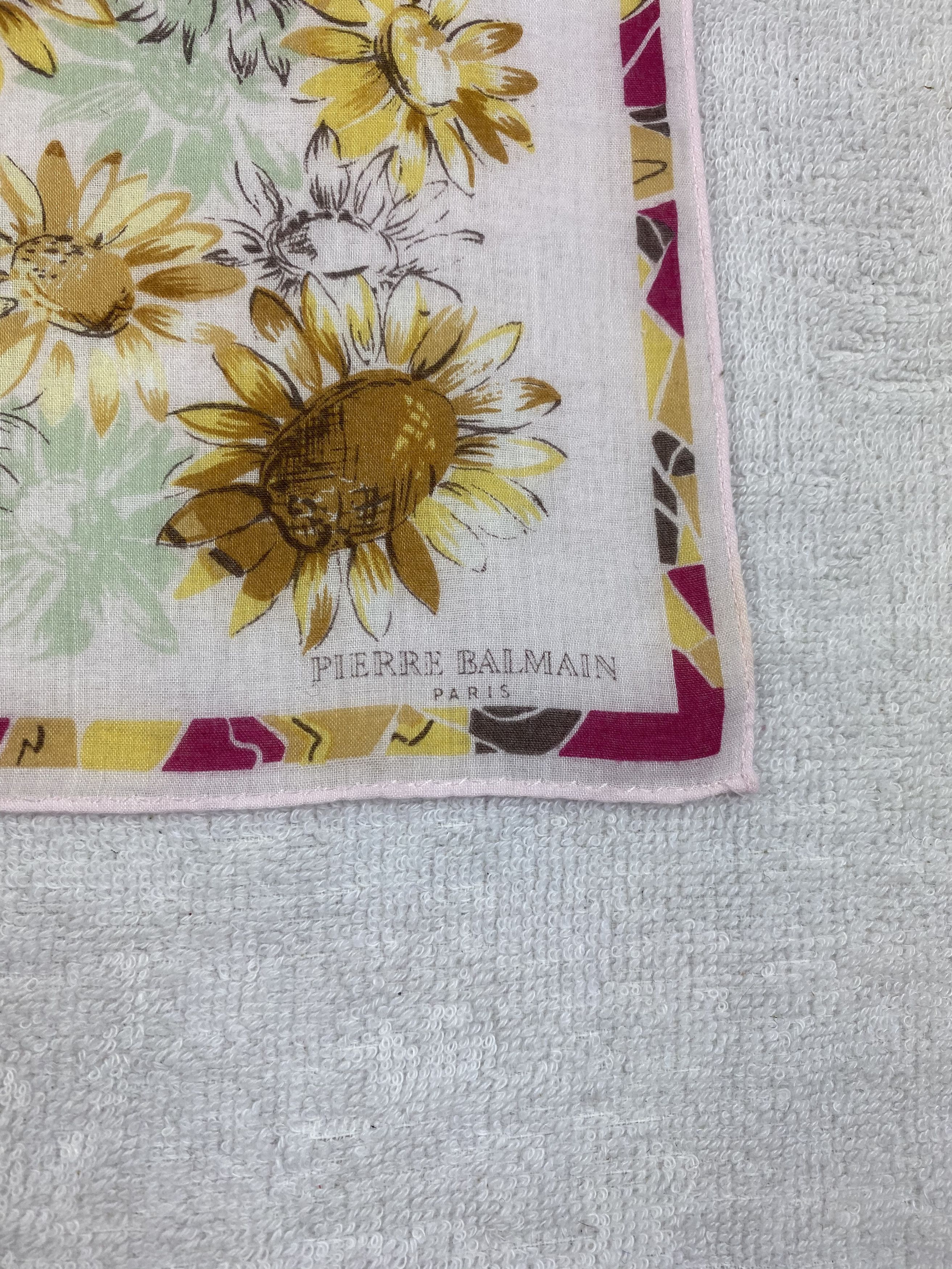 Pierre Balmain × Vintage Pierre Balmain Handkerchief / Bandana / Neckerchief Size ONE SIZE - 5 Thumbnail
