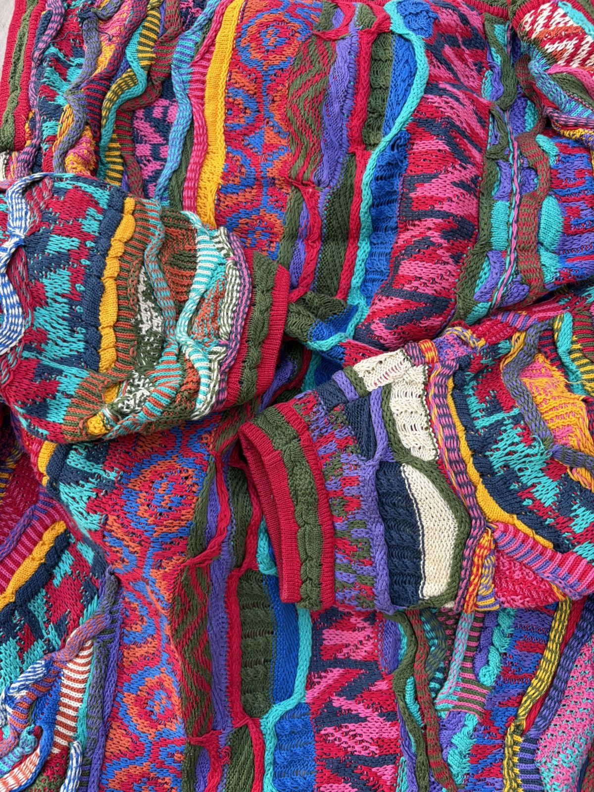 Coogi Vintage 90s Coogi 3D Knit Sweater Size US XL / EU 56 / 4 - 10 Thumbnail
