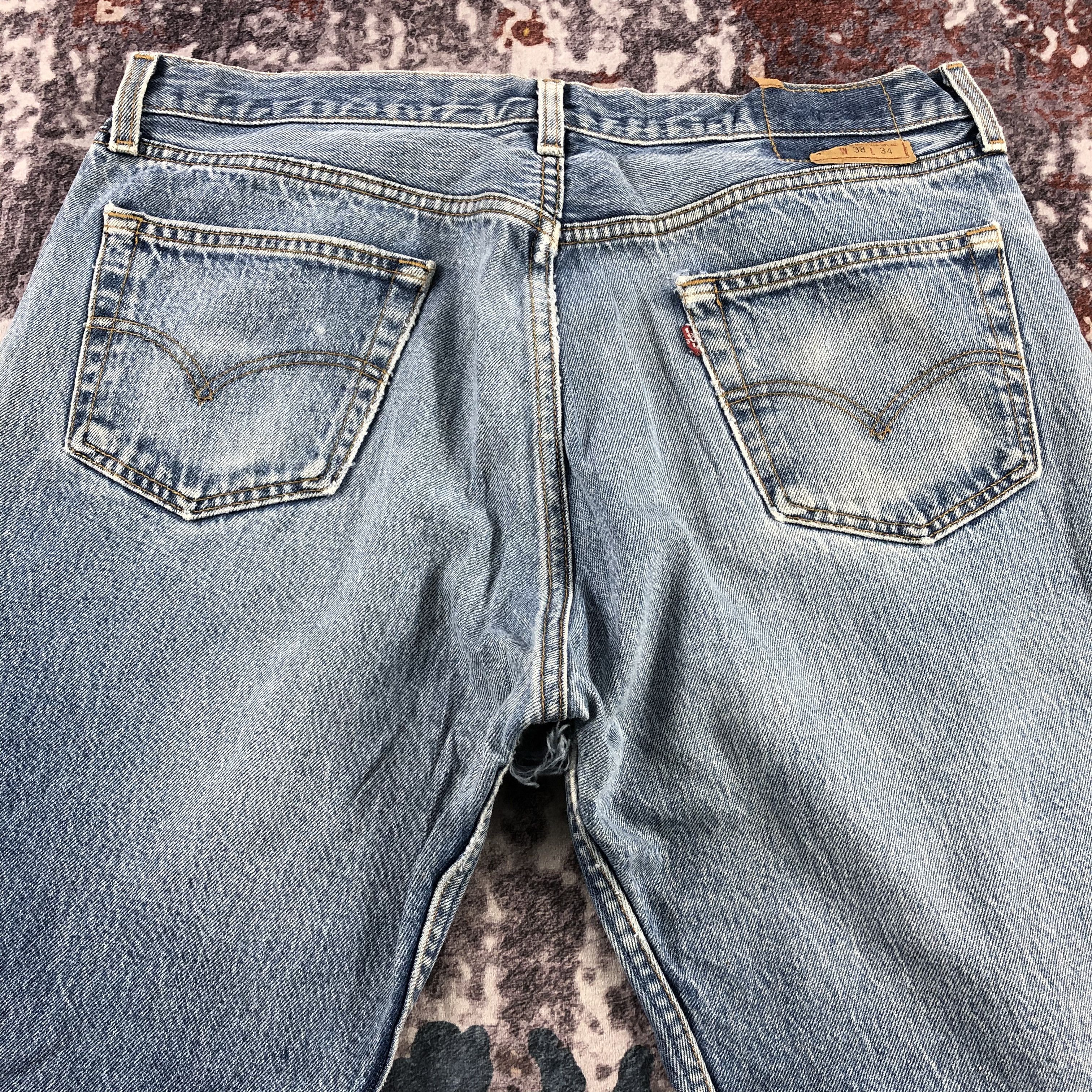 Levi's Vintage 90s Levis 501 Jeans-JM2929 Size US 36 / EU 52 - 5 Thumbnail