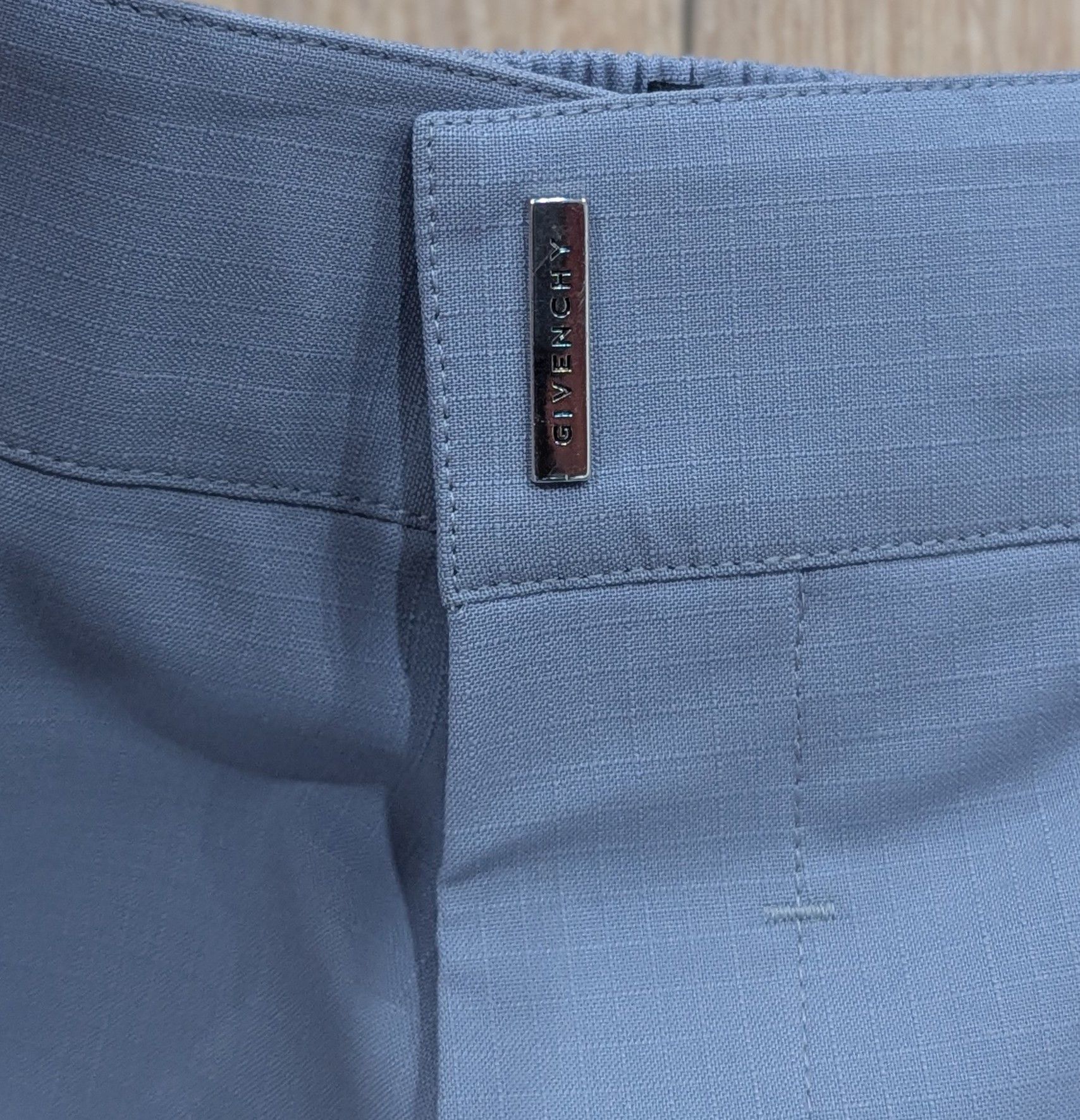 Givenchy Givenchy Wool Blend Slim Fit Pants Pearl Gray 52 US 36 Size US 36 / EU 52 - 3 Thumbnail