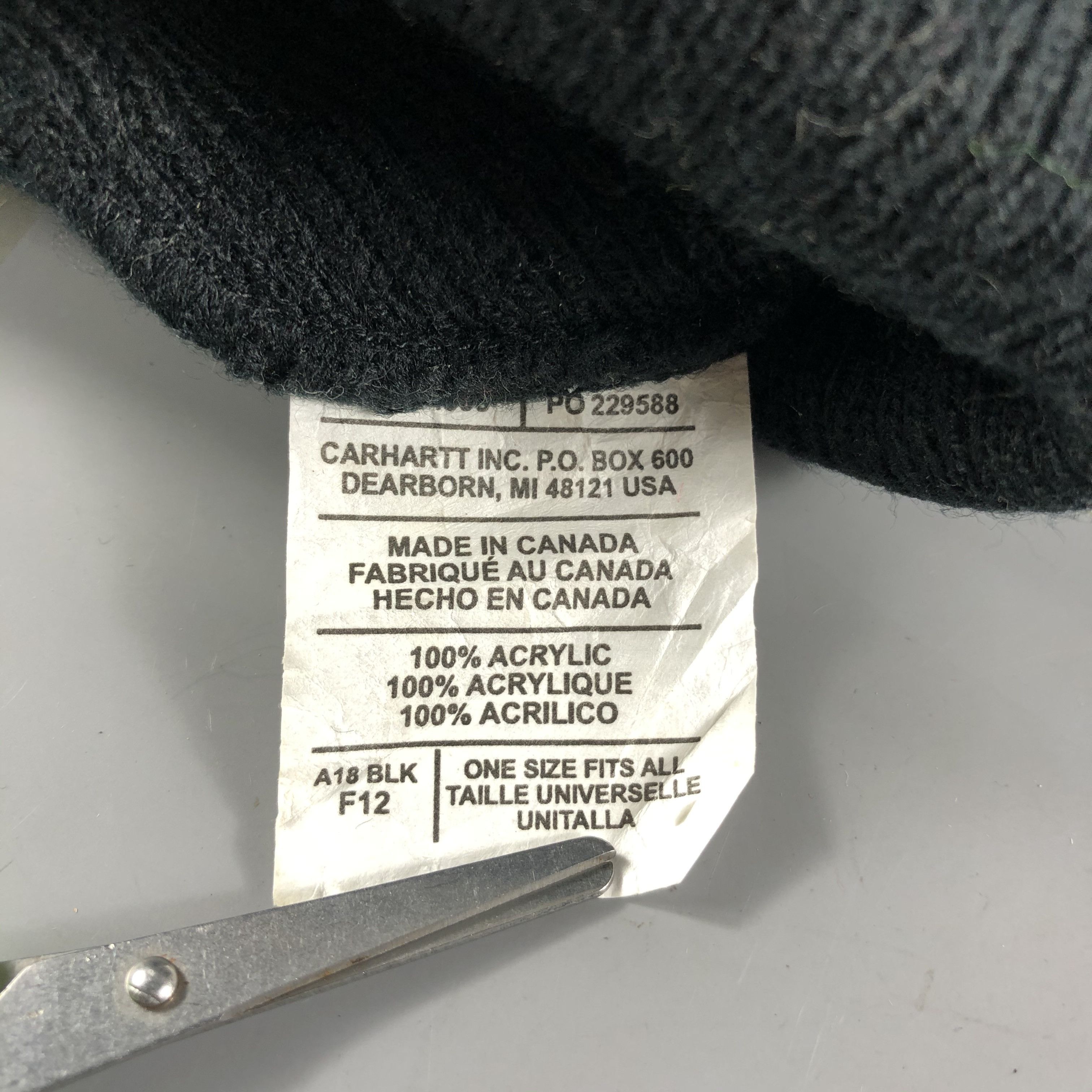 Carhartt Carhartt Fisherman Knit Beanie Snowcap Snow Hat B655 Size ONE SIZE - 6 Thumbnail