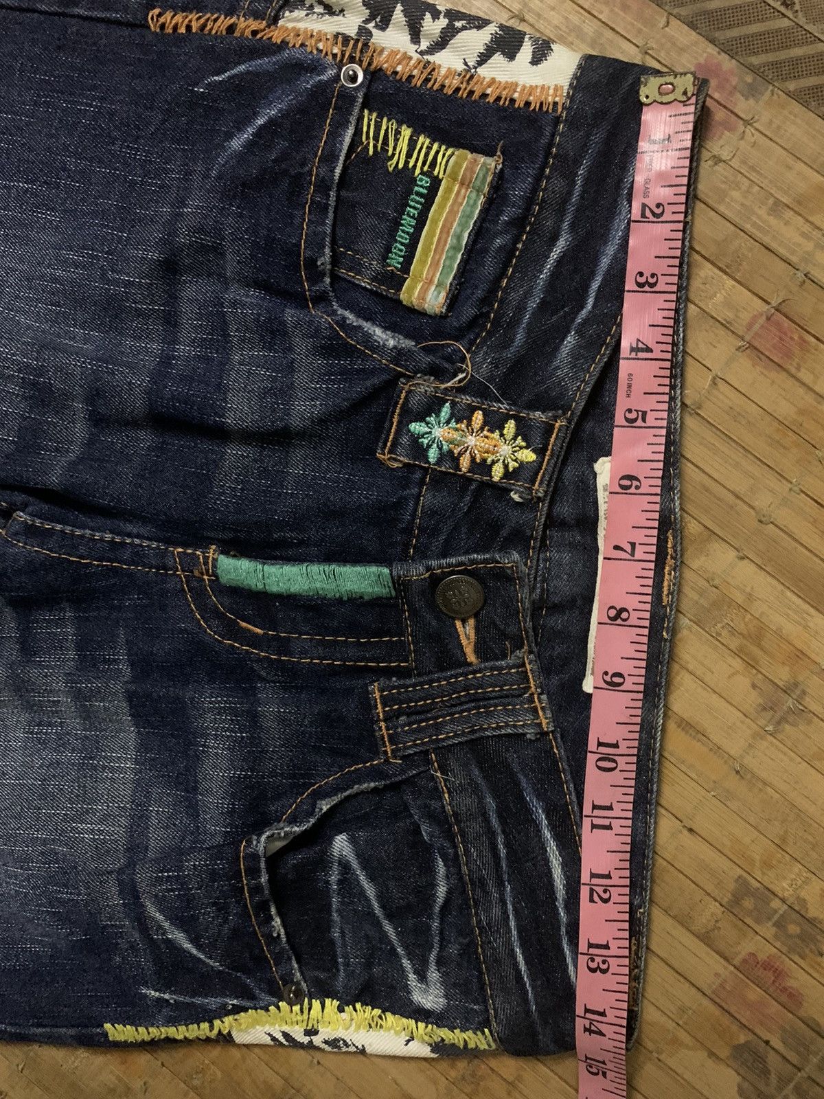 Hysteric Glamour × Japanese Brand × Vintage Blue Moon Blue Welina Flare Inspired by Hysteric Glamour Size US 29 - 21 Thumbnail