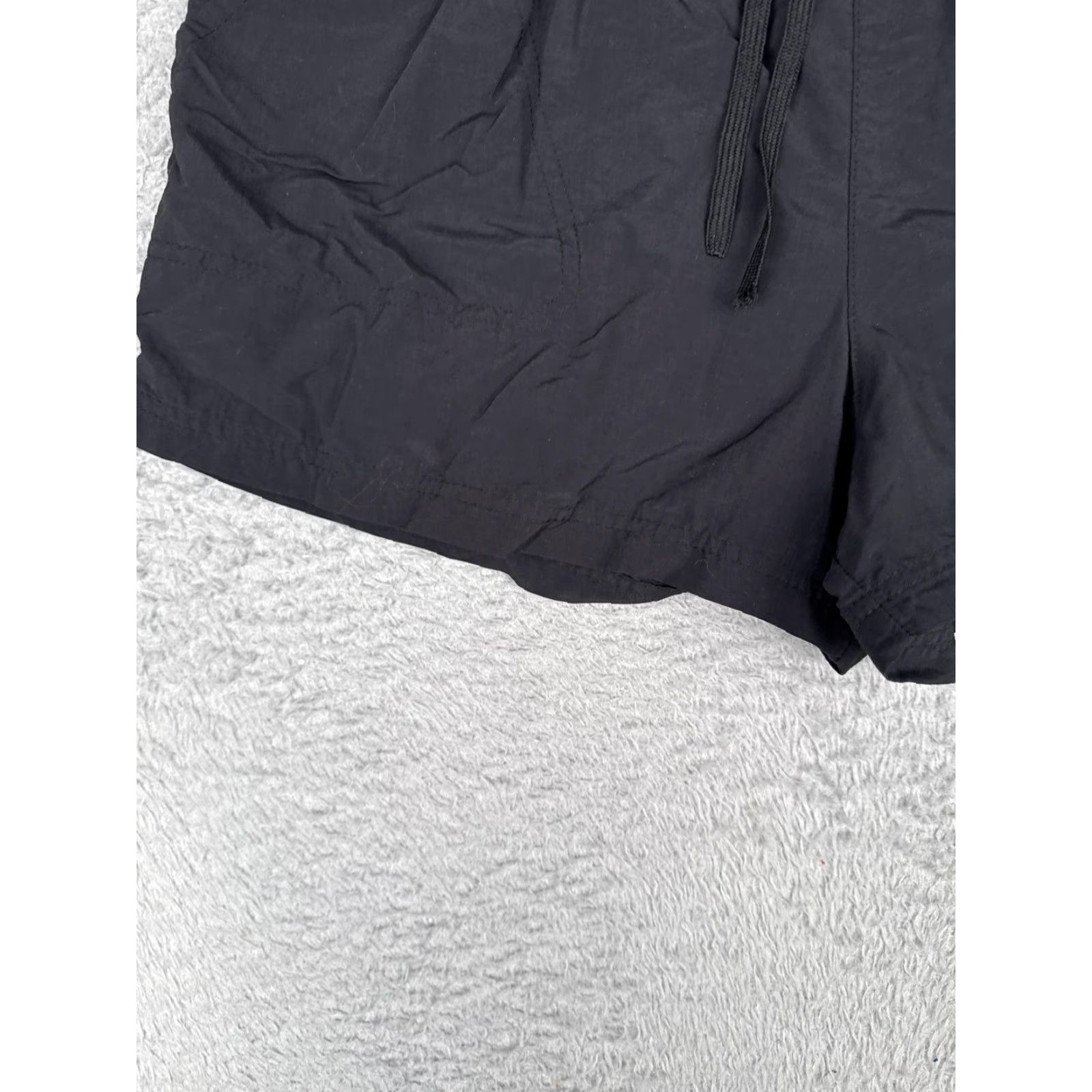 Vintage Columbia Shorts Womens L Black Quick Dry 3 Inseam Elastic Waist Pockets Athletic Outdoor Summer Mens? Size 36" / US 14 / IT 50 - 3 Thumbnail