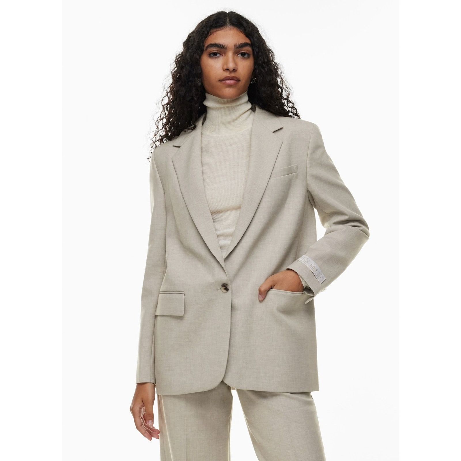 Aritzia Wilfred Generation Blazer (Re)ssential Size L $228 Size L / US 10 / IT 46 - 1 Thumbnail
