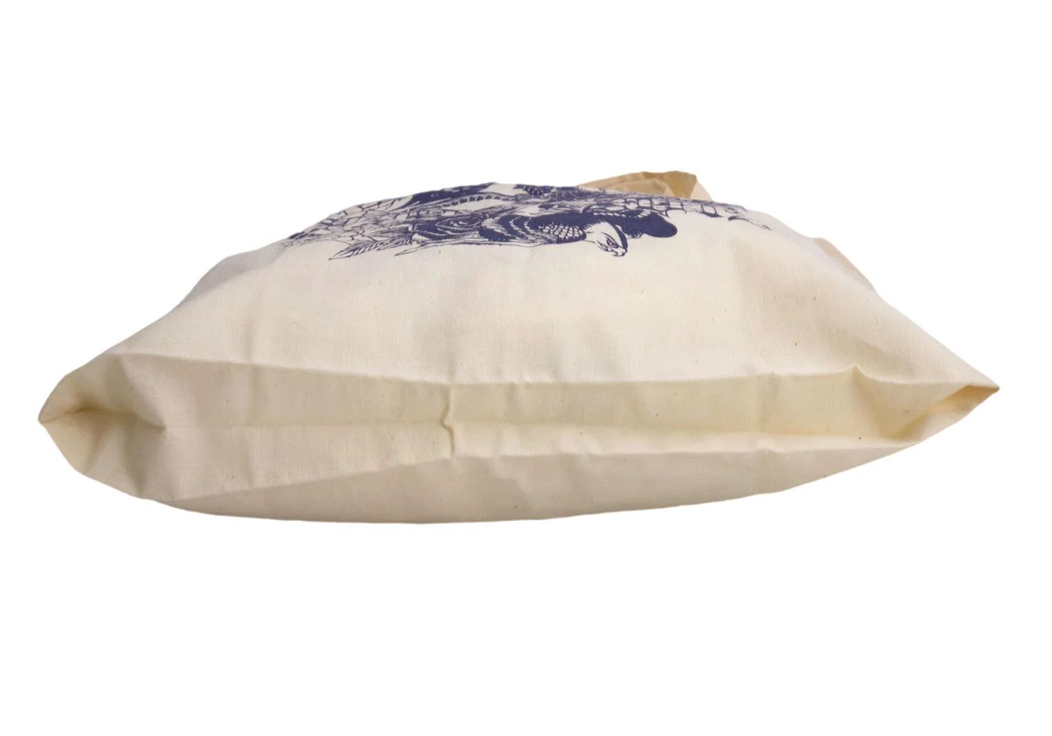 Jean Paul Gaultier Dragon Print Tote Bag in Cream and Blue Size ONE SIZE - 7 Thumbnail