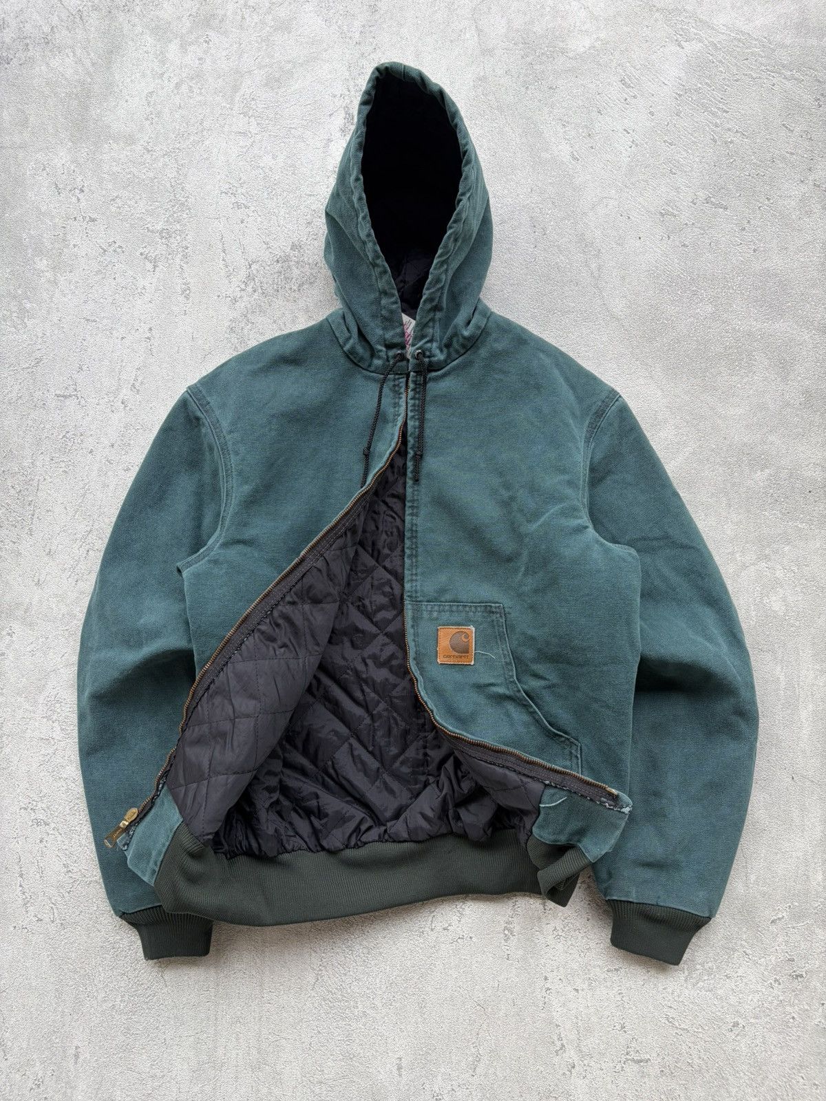Carhartt Rare vintage Carhartt J06 HTG Hunter Green active jacket Size US S / EU 44-46 / 1 - 4 Thumbnail