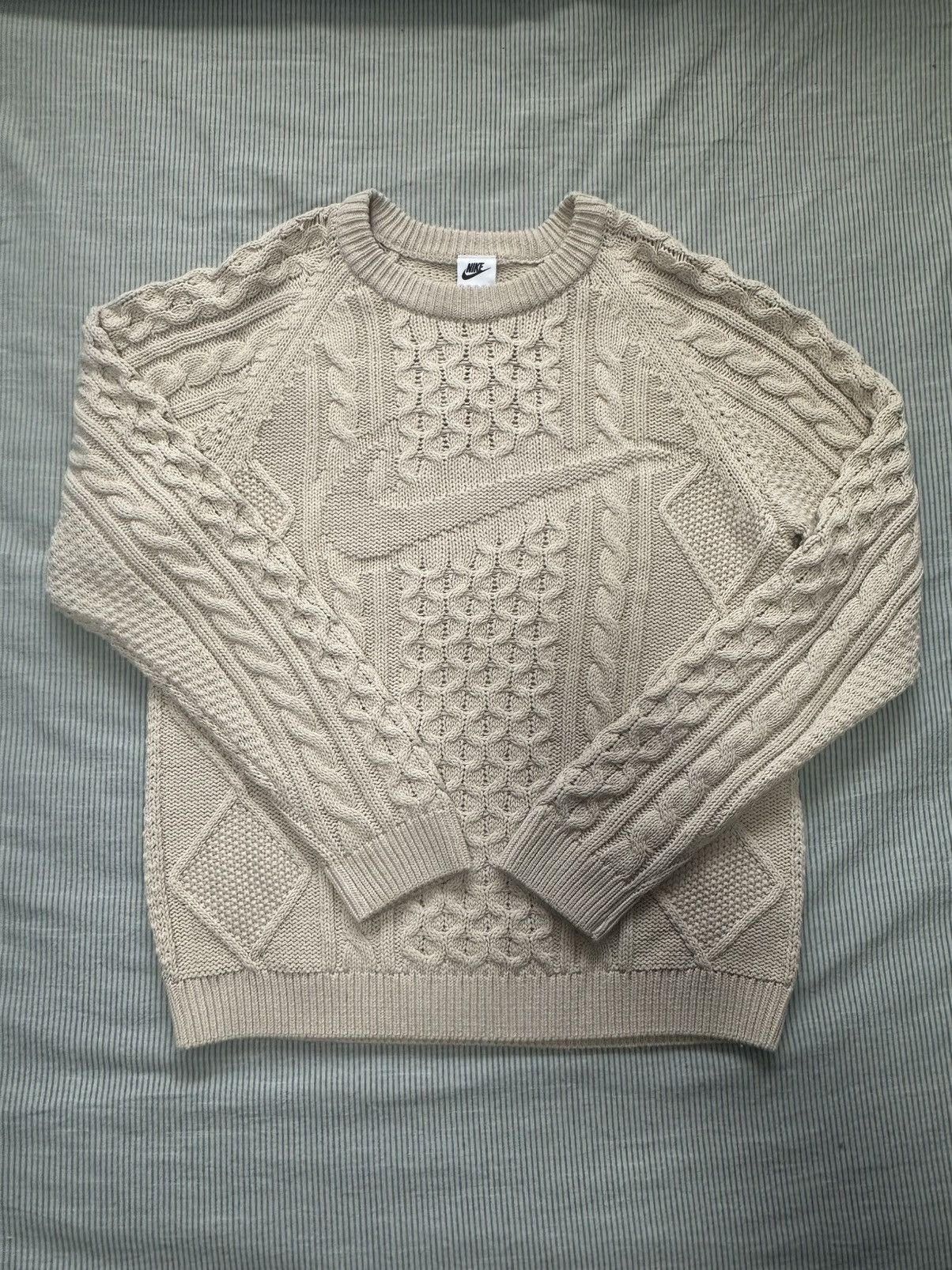 Nike Nike Cable Knit Sweater Size US S / EU 44-46 / 1 - 1 Thumbnail