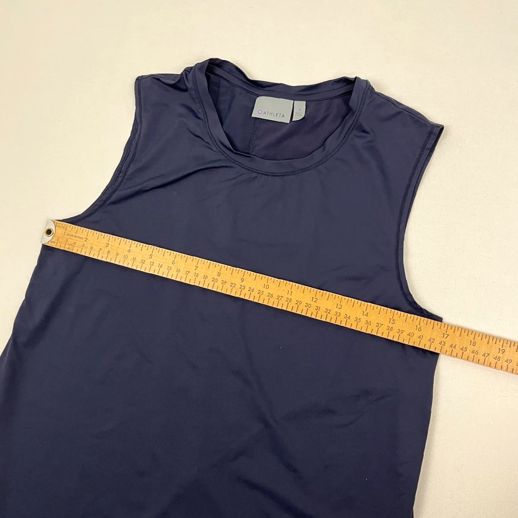Athleta Athleta Tank Top Womens Small Navy Blue Active Fitness Workout Yoga Lightweight Sleeveless Racerback Athletic Shirt Womens Size S / US 4 / IT 40 - 6 Thumbnail