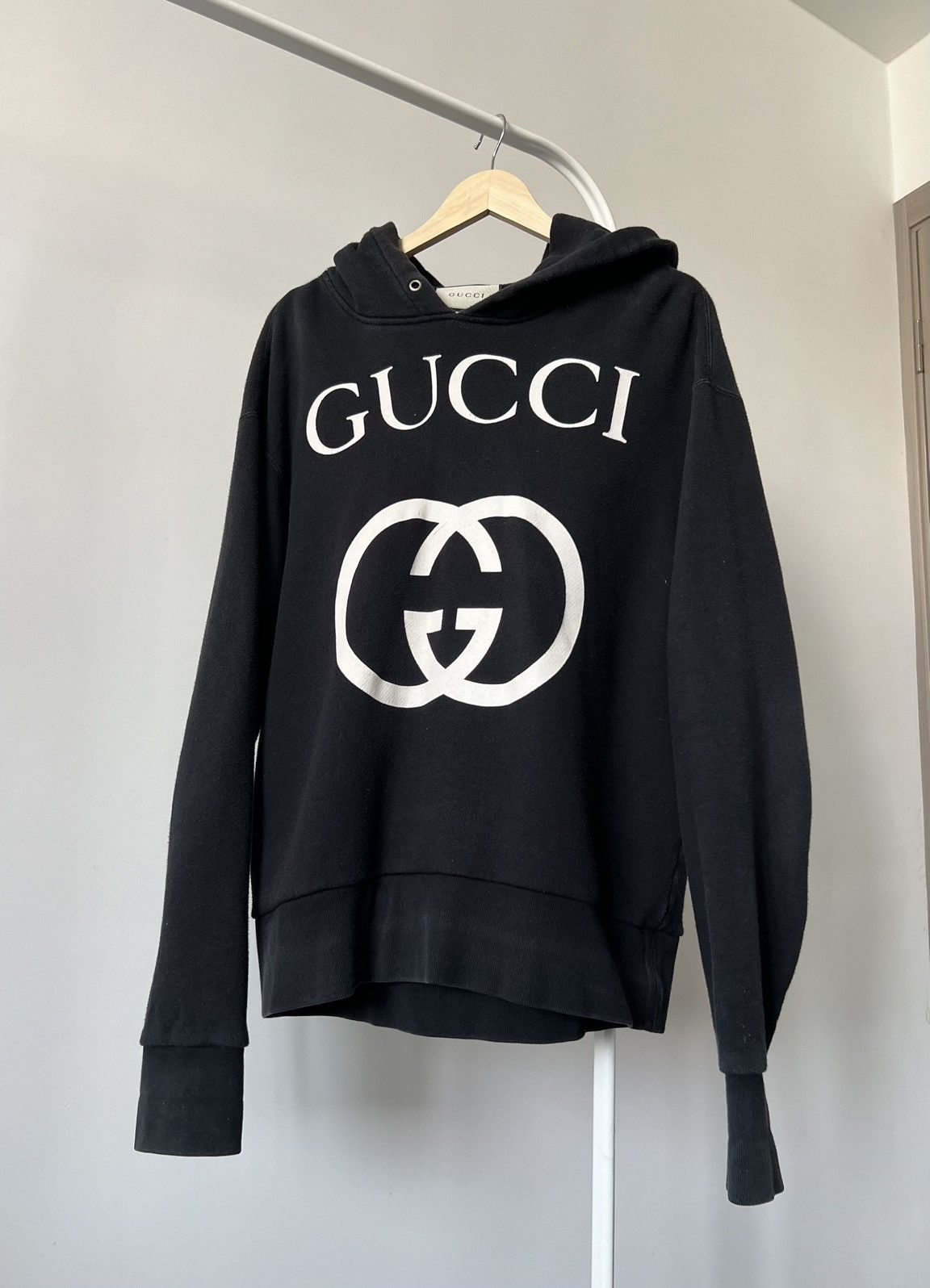 Gucci Gucci Big Logo GG Interlocking Hoodie Size US S / EU 44-46 / 1 - 17 Thumbnail