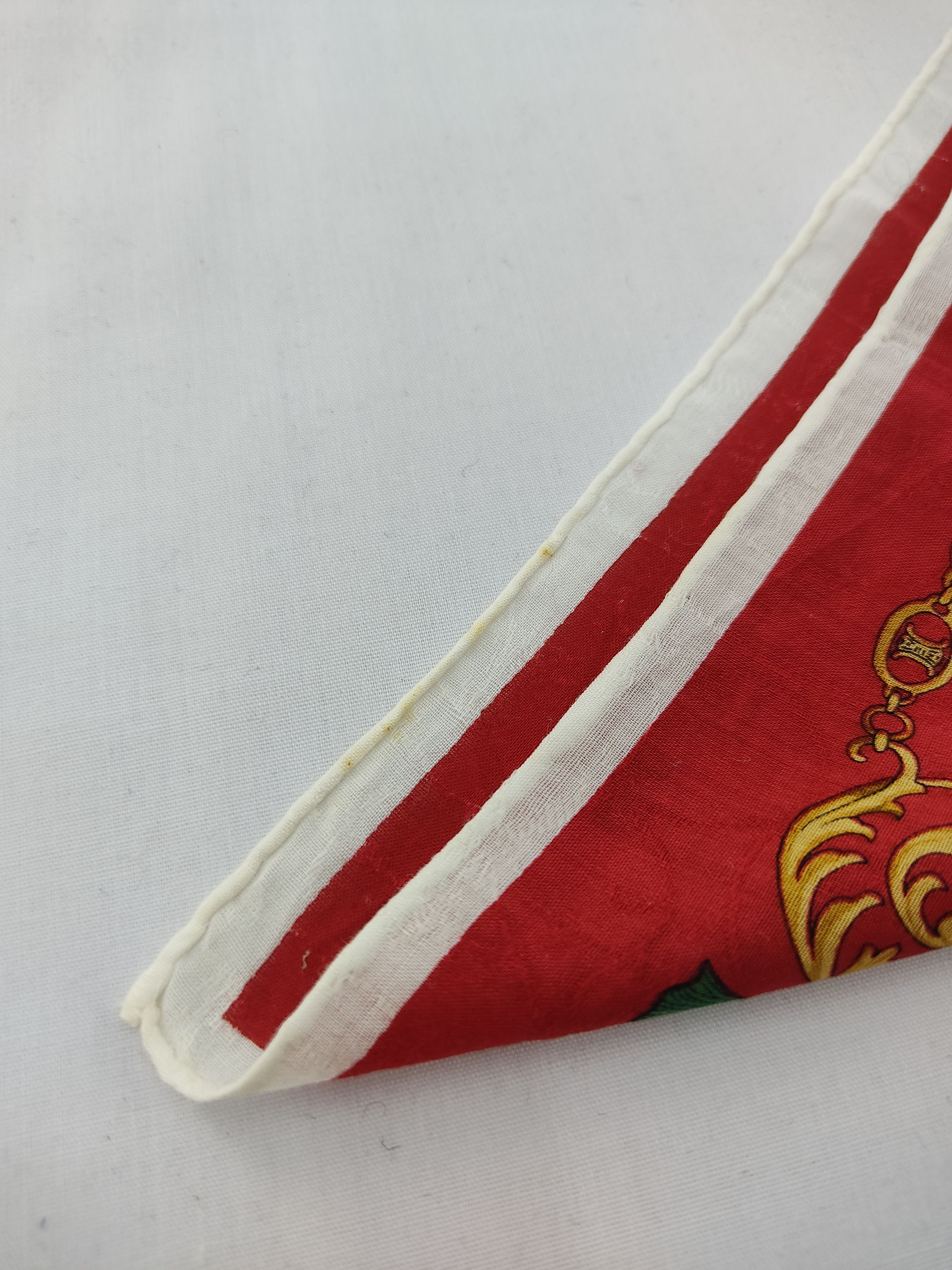 Celine × Vintage Vintage Celine Handkerchief / Neckwear / Bandana Size ONE SIZE - 7 Thumbnail