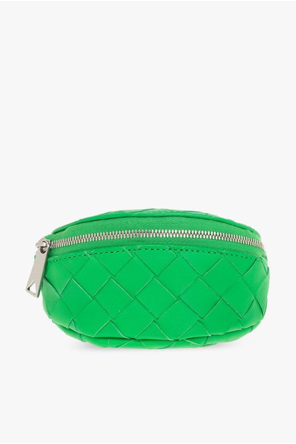 Bottega Veneta o1n1vont1124 Size: OS / Intrecciato Wrist Pouch in Green Size ONE SIZE - 1 Thumbnail