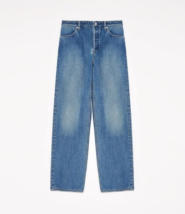 Jil Sander o1w1db10825 Denim Pants in Blue Size 26" / US 2 / IT 38 - 1 Thumbnail