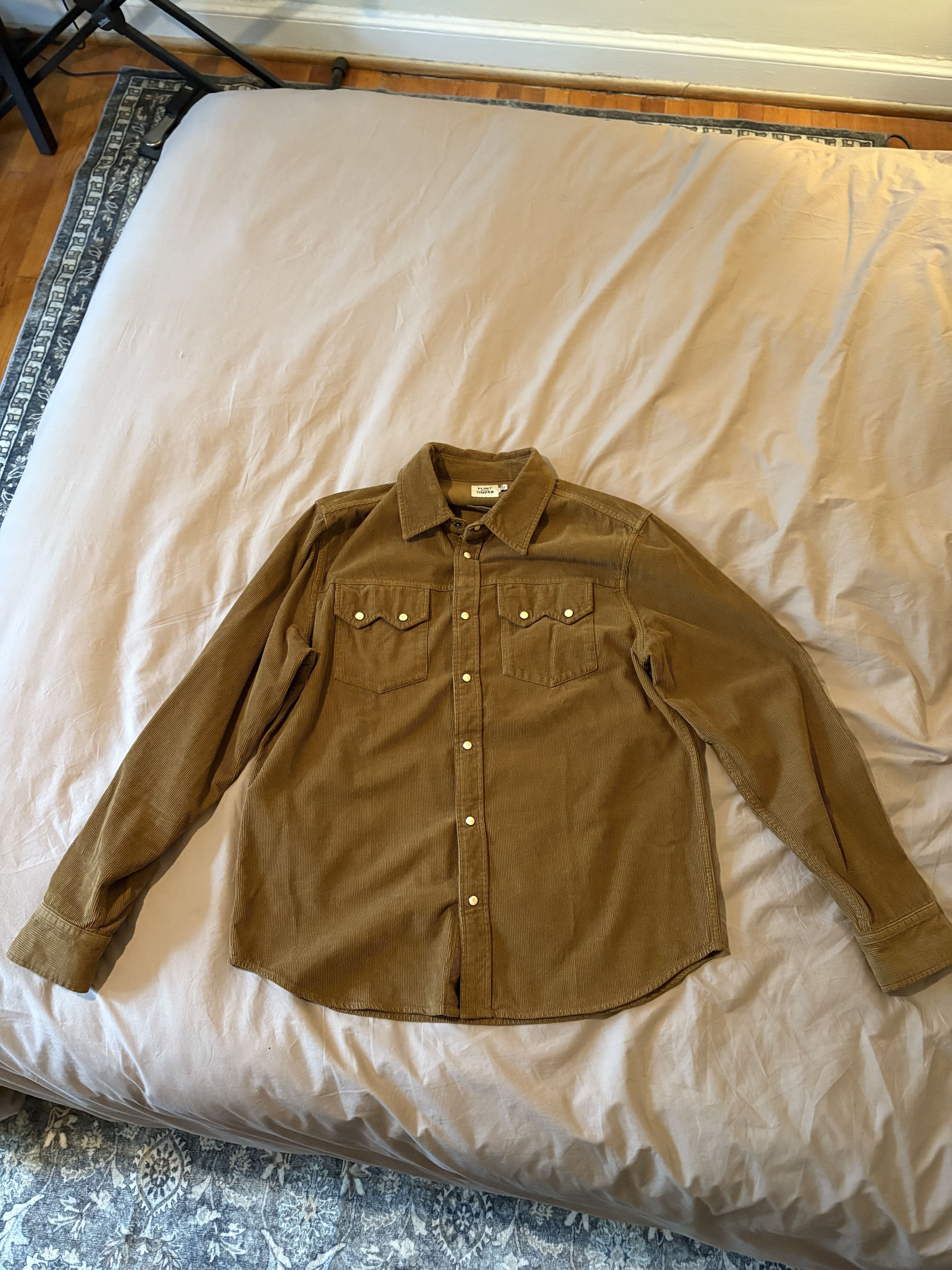 Flint And Tinder Corduroy Western Shirt Size US M / EU 48-50 / 2 - 1 Thumbnail
