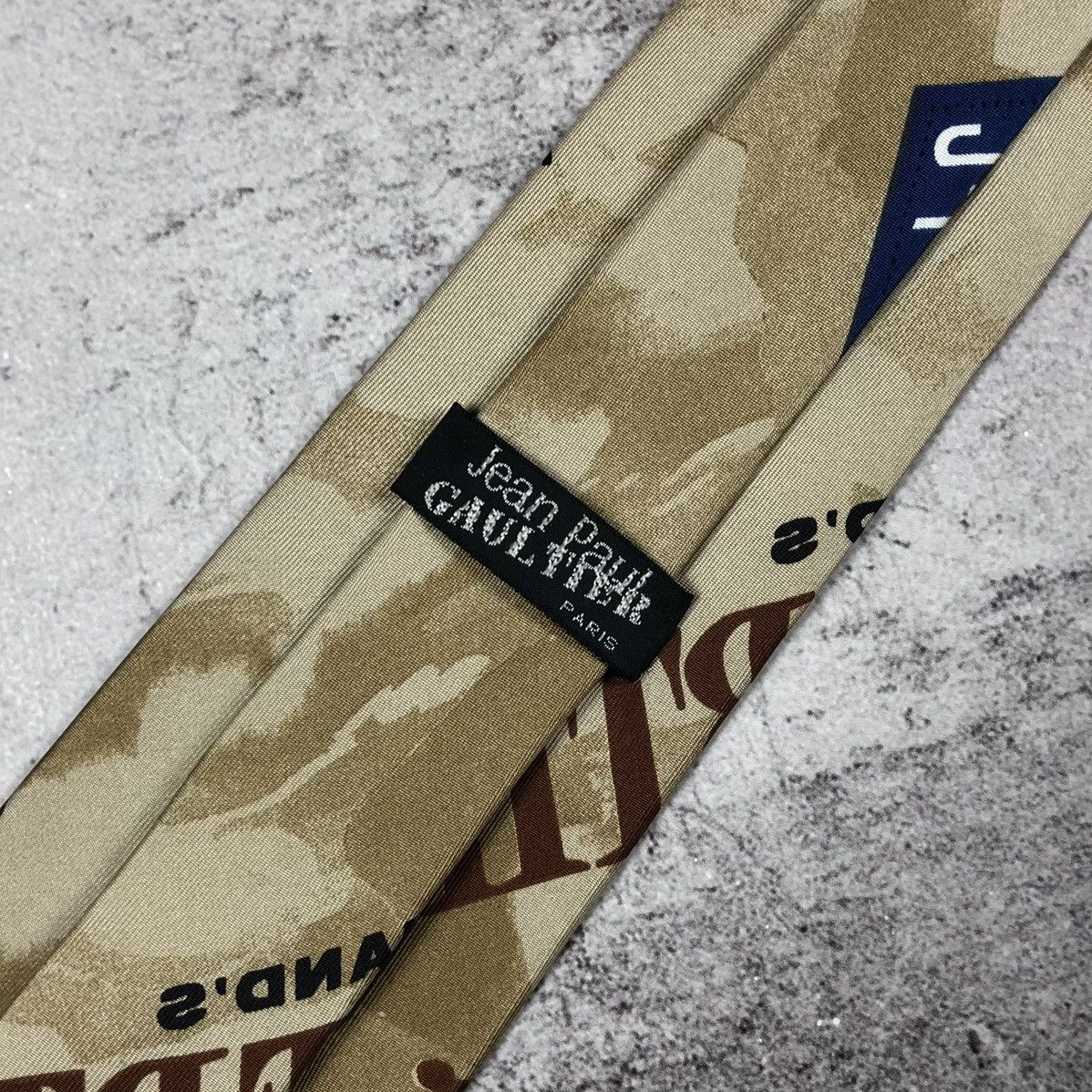Jean Paul Gaultier Archival Jean Paul Gaultier Silk Tie Rodeo Cowboy Print JPG Size ONE SIZE - 3 Thumbnail