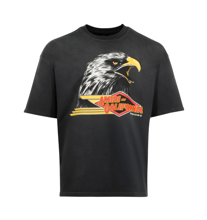 o1h1sh11225 Eagle Oversized Tee in Black