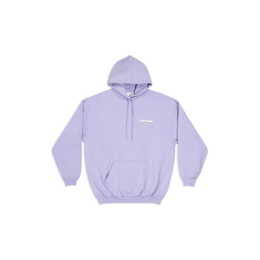 Balenciaga o1s1wg111124 Political Campaign Hoodie Medium Fit Purple Size XS / US 0-2 / IT 36-38 - 1 Thumbnail