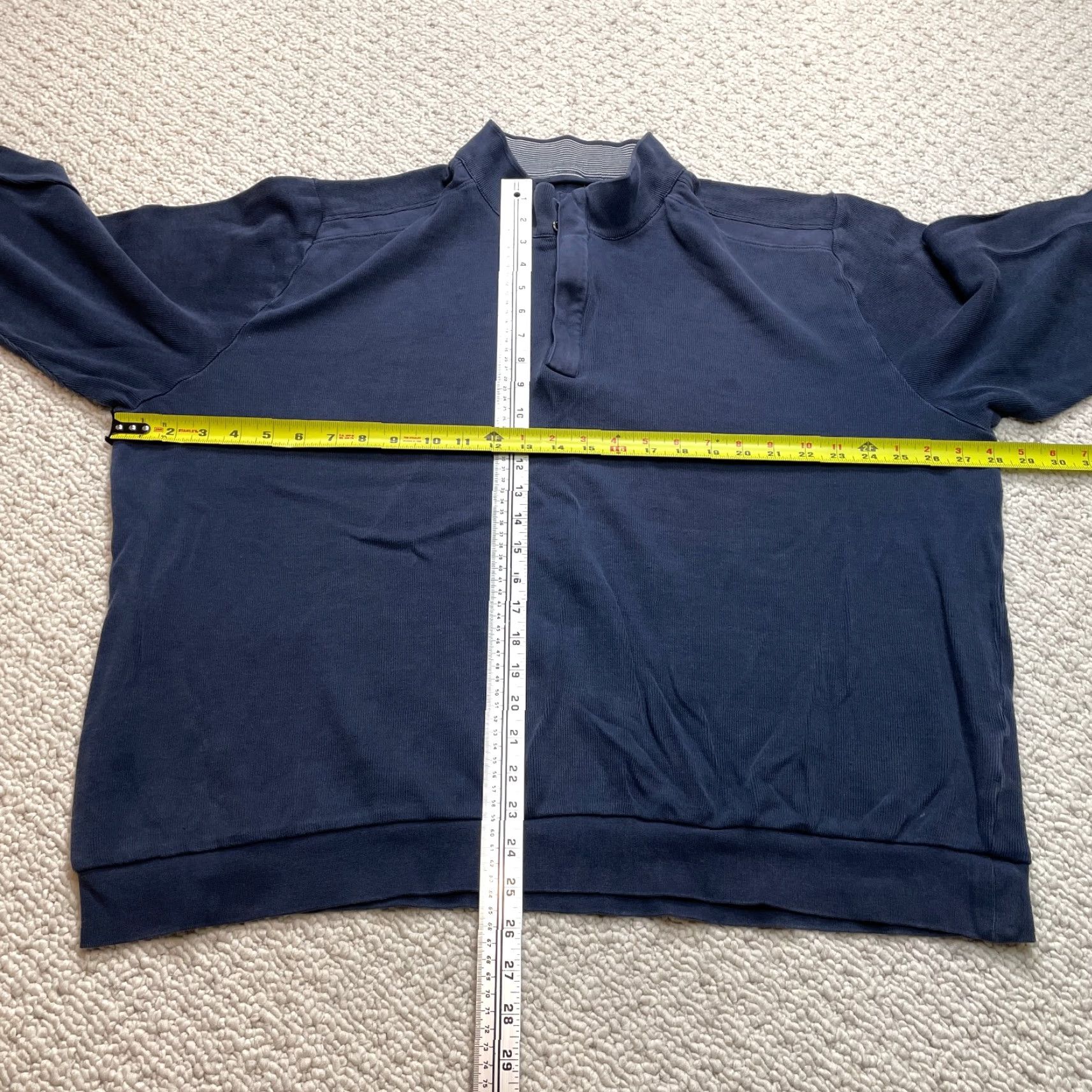 Vintage VINTAGE Tharanco Jacket Windbreaker 2XL Blue Cotton Zip Pockets Mens Golf Jacket/Coat Short 56 in Chest Classic Modern Size US XXL / EU 58 / 5 - 4 Thumbnail