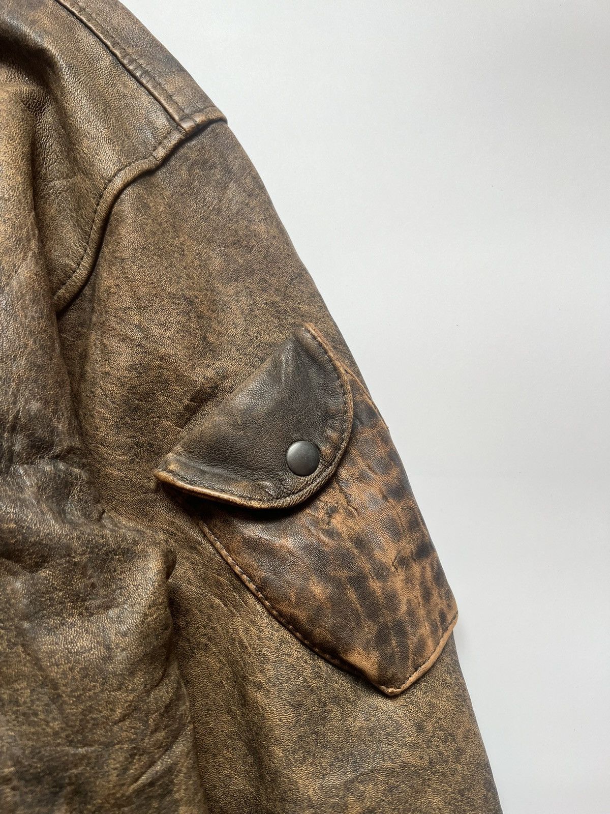 Vintage Vintage Leather Jacket Robo Flying Jacket Size US L / EU 52-54 / 3 - 9 Thumbnail
