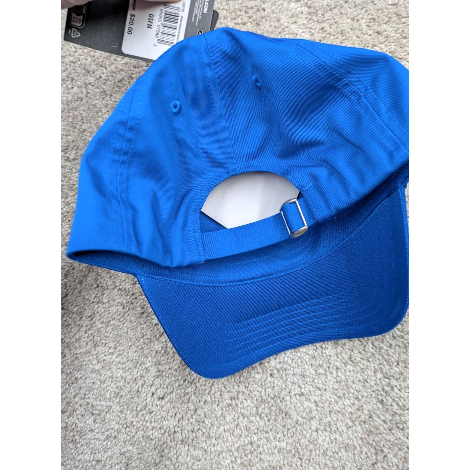 Under Armour Under armour Hat Mens One Size Blue Strapback Cap Cotton Blend NWT Size ONE SIZE - 5 Thumbnail