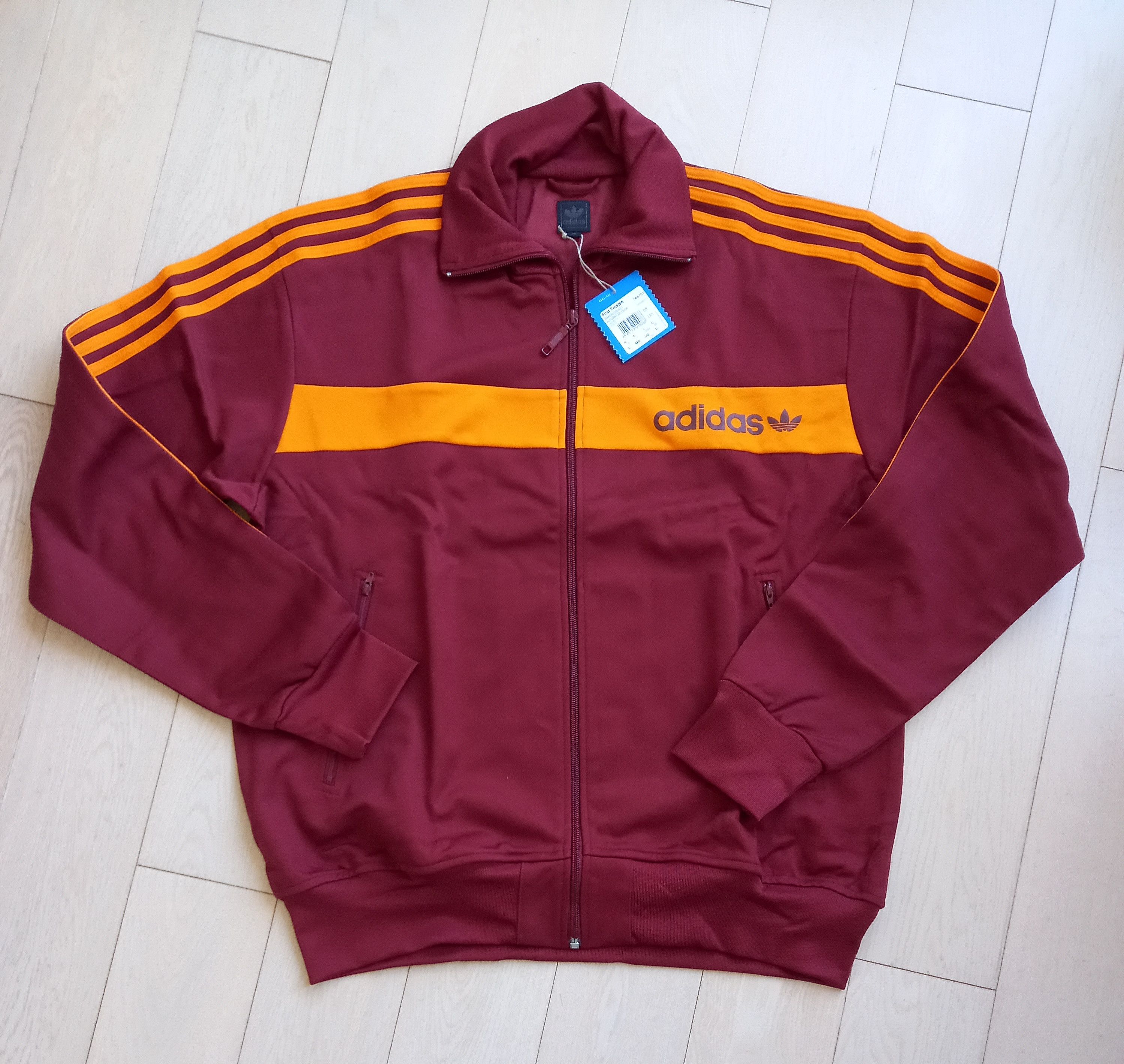 Adidas nwt 2005 Adidas Track Jacket 566751 y2k beckenbauer firebird Size US L / EU 52-54 / 3 - 2 Thumbnail