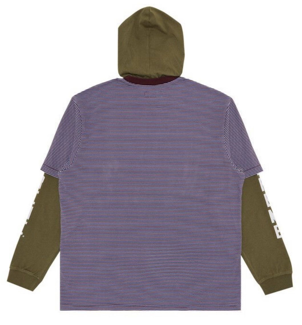 Supreme Authentic Supreme Layered Hooded Long Sleeve Top olive SS24 Size US XXL / EU 58 / 5 - 11 Thumbnail
