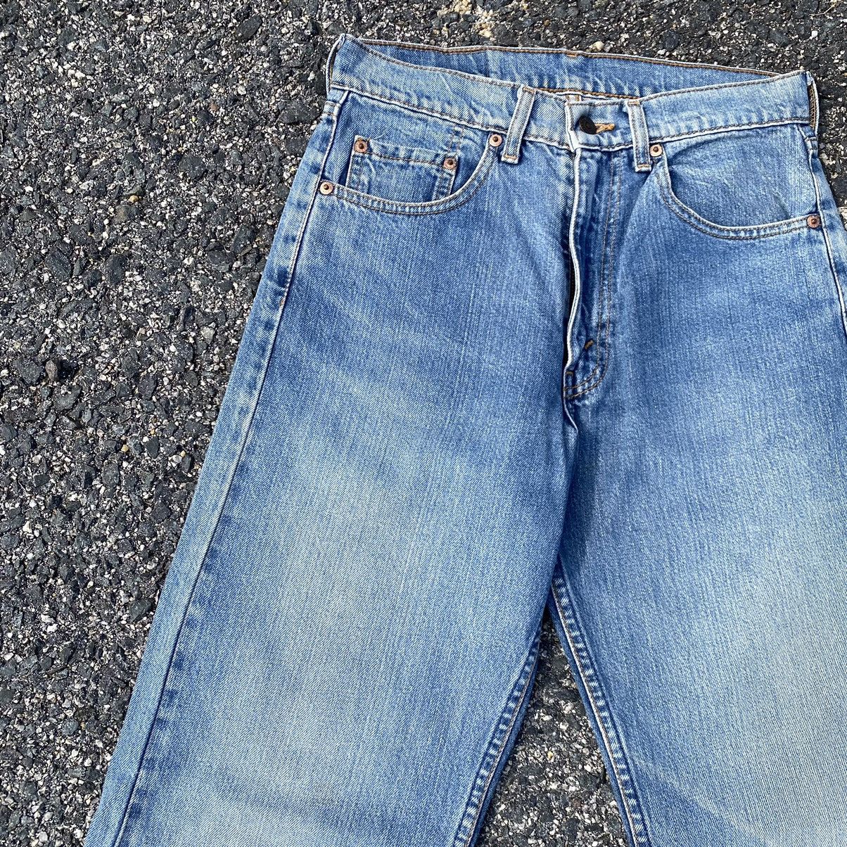 Levi's Vintage Clothing Vintage Levi’s 512 Blue Wash Denim Jeans Size US 28 / EU 44 - 4 Thumbnail