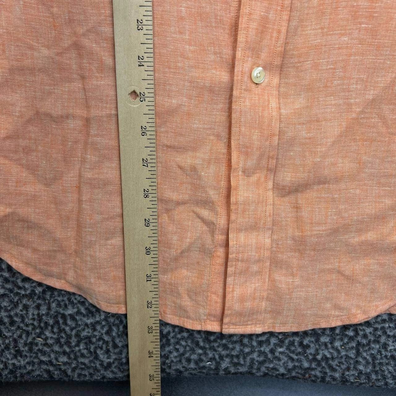 Brooks Brothers Brooks Brothers Button Down Shirt Men Linen Collared L Size US L / EU 52-54 / 3 - 3 Thumbnail