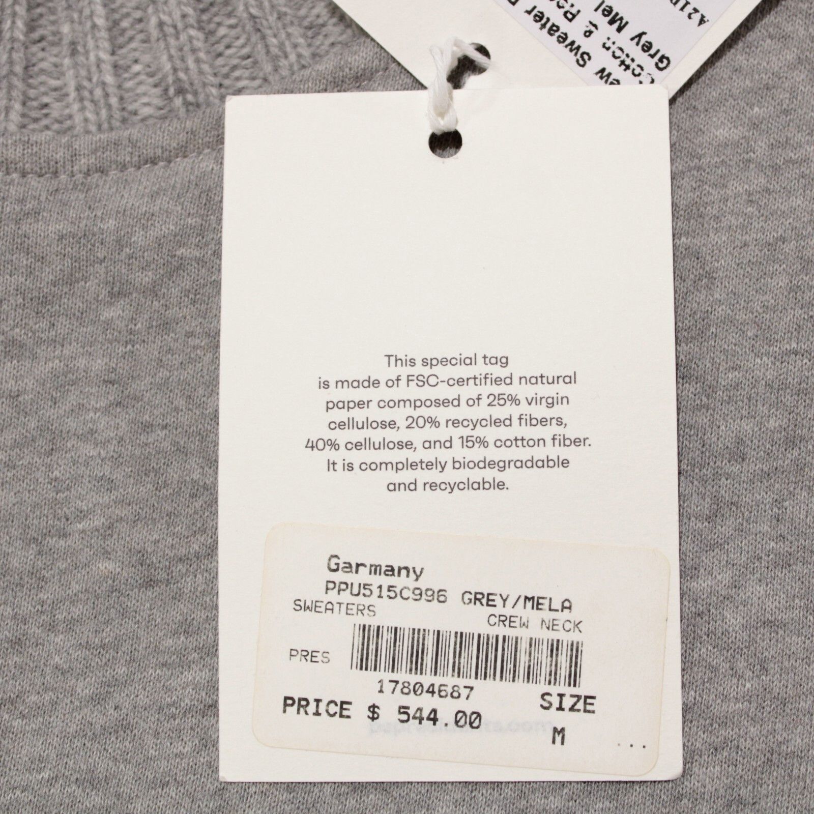 President's President's Sweater Size US M in Gray Size US M / EU 48-50 / 2 - 7 Thumbnail