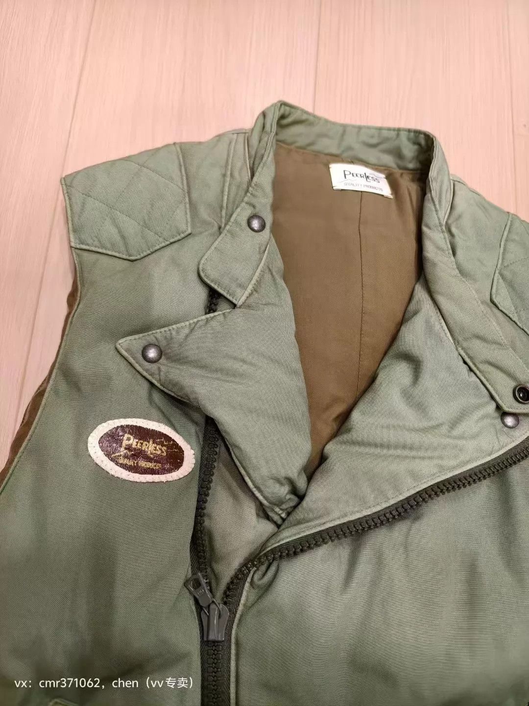 Visvim VISVIM 22 STRABLER III Down Vest Green 4 Ostrich Mud Dyed Size US XL / EU 56 / 4 - 2 Thumbnail