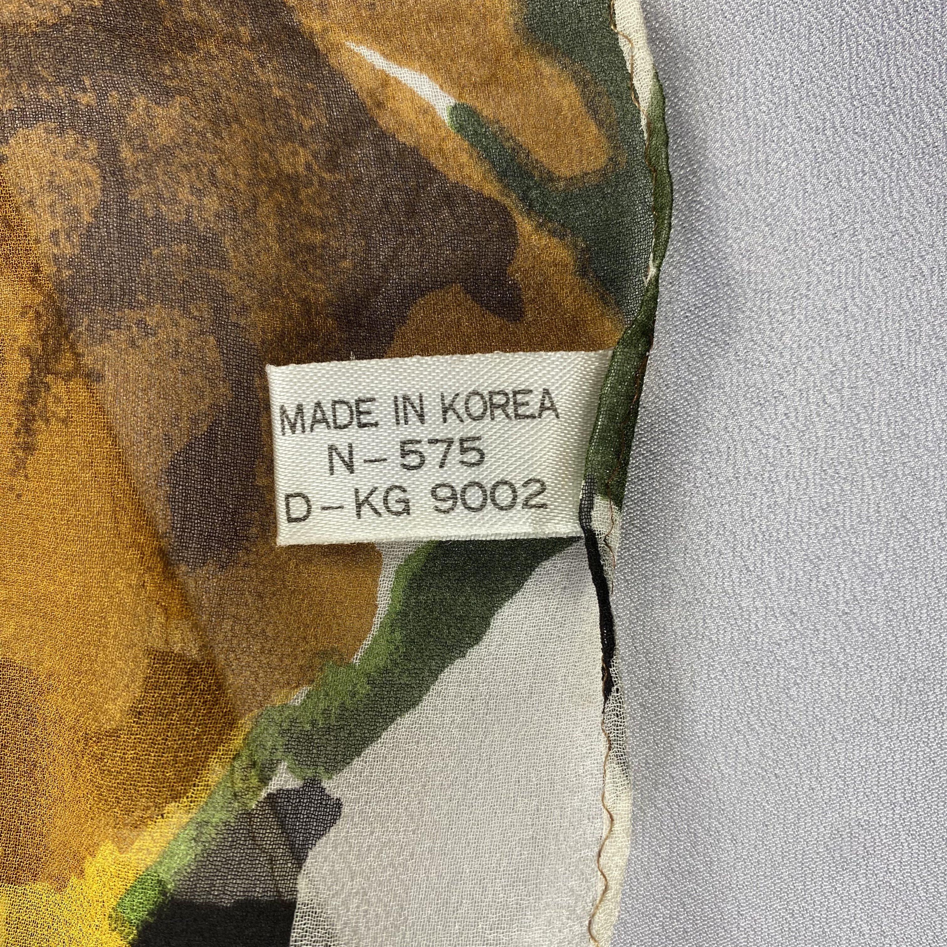 Japanese Brand × Vintage Vintage Japanese Brand Floral Silk Scarf SS074 Size ONE SIZE - 6 Thumbnail