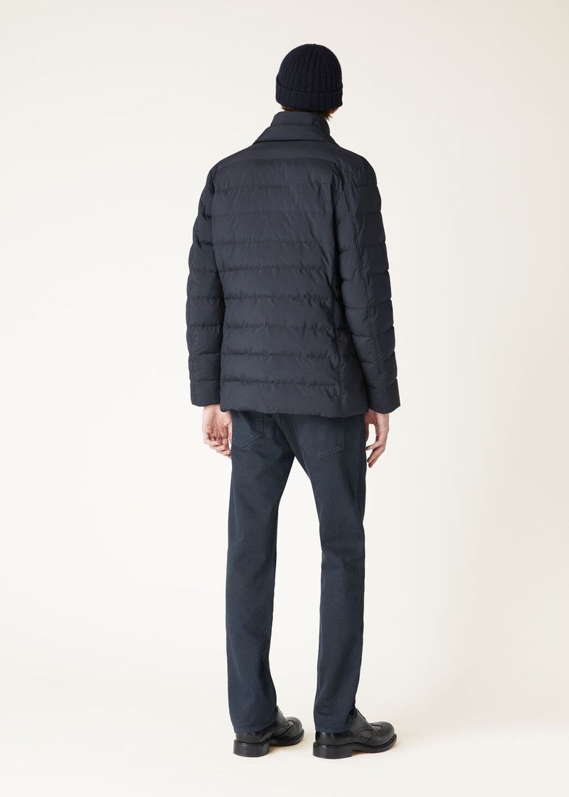 Loro Piana o1w1db10226 FAN3988 Nama Jacket in Navy Blue Size US S / EU 44-46 / 1 - 5 Thumbnail