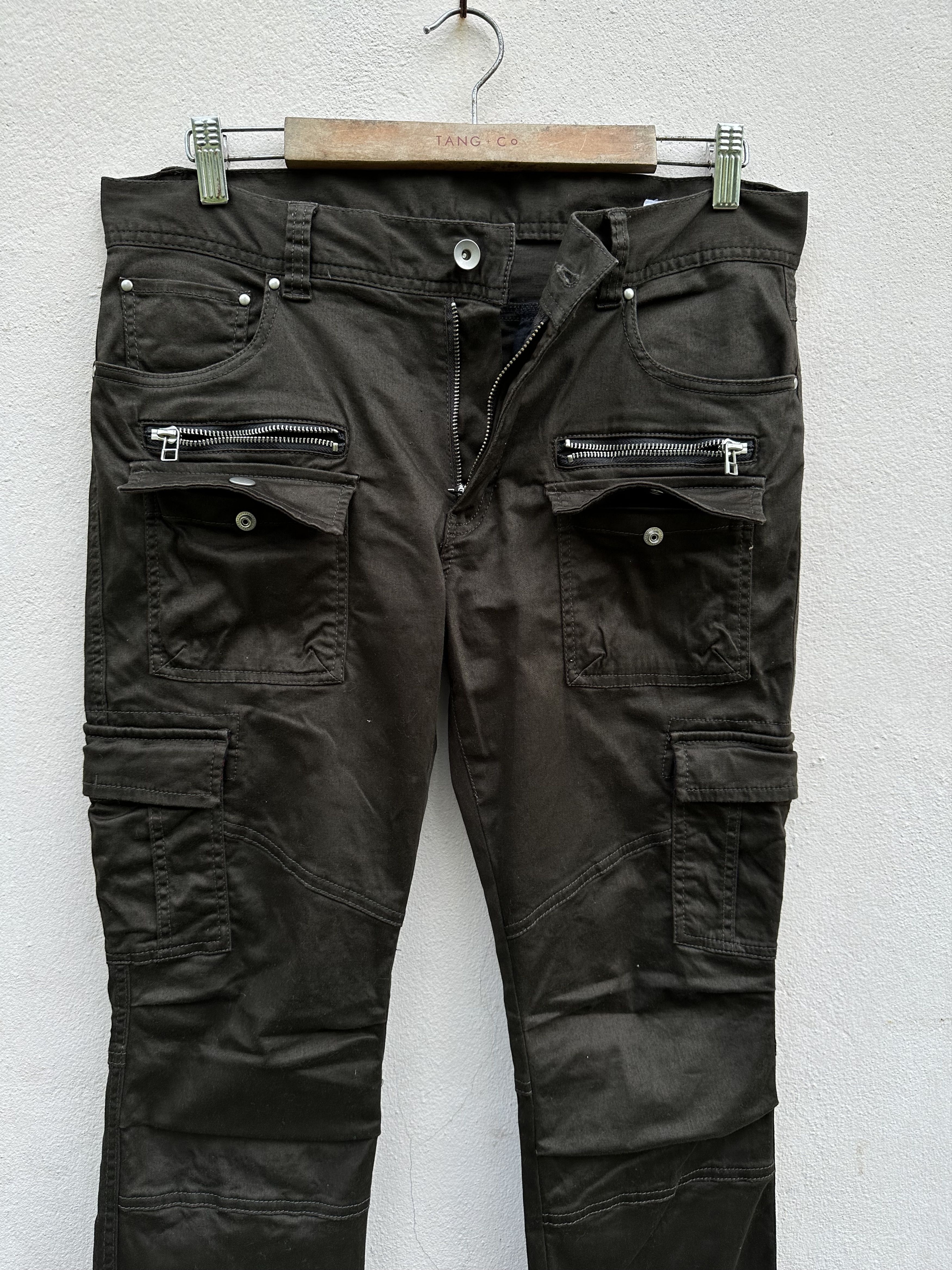 If Six Was Nine Vintage Semantic Design Zipper Seditionaries Cargo Pant Size US 34 / EU 50 - 4 Thumbnail
