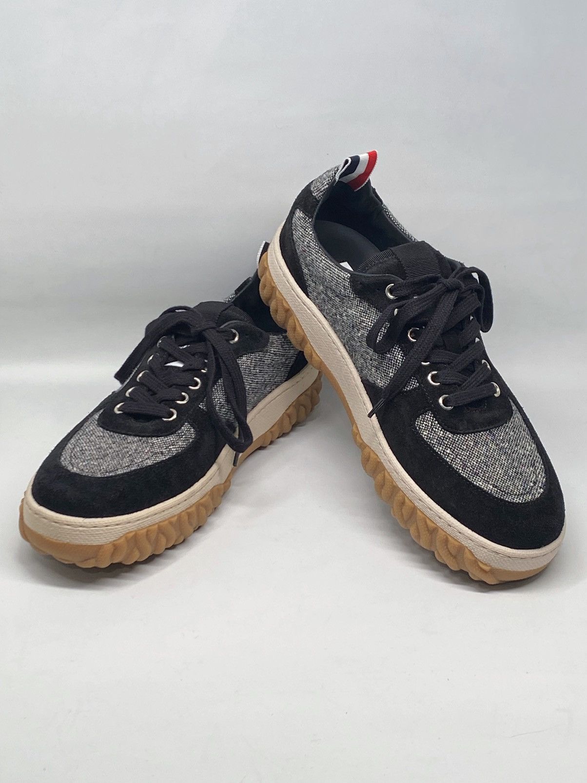 Thom Browne Thom Browne Donegal Tweed Cable Knit Sole Sneakers size 8.5 Size US 8.5 / EU 41-42 - 5 Thumbnail