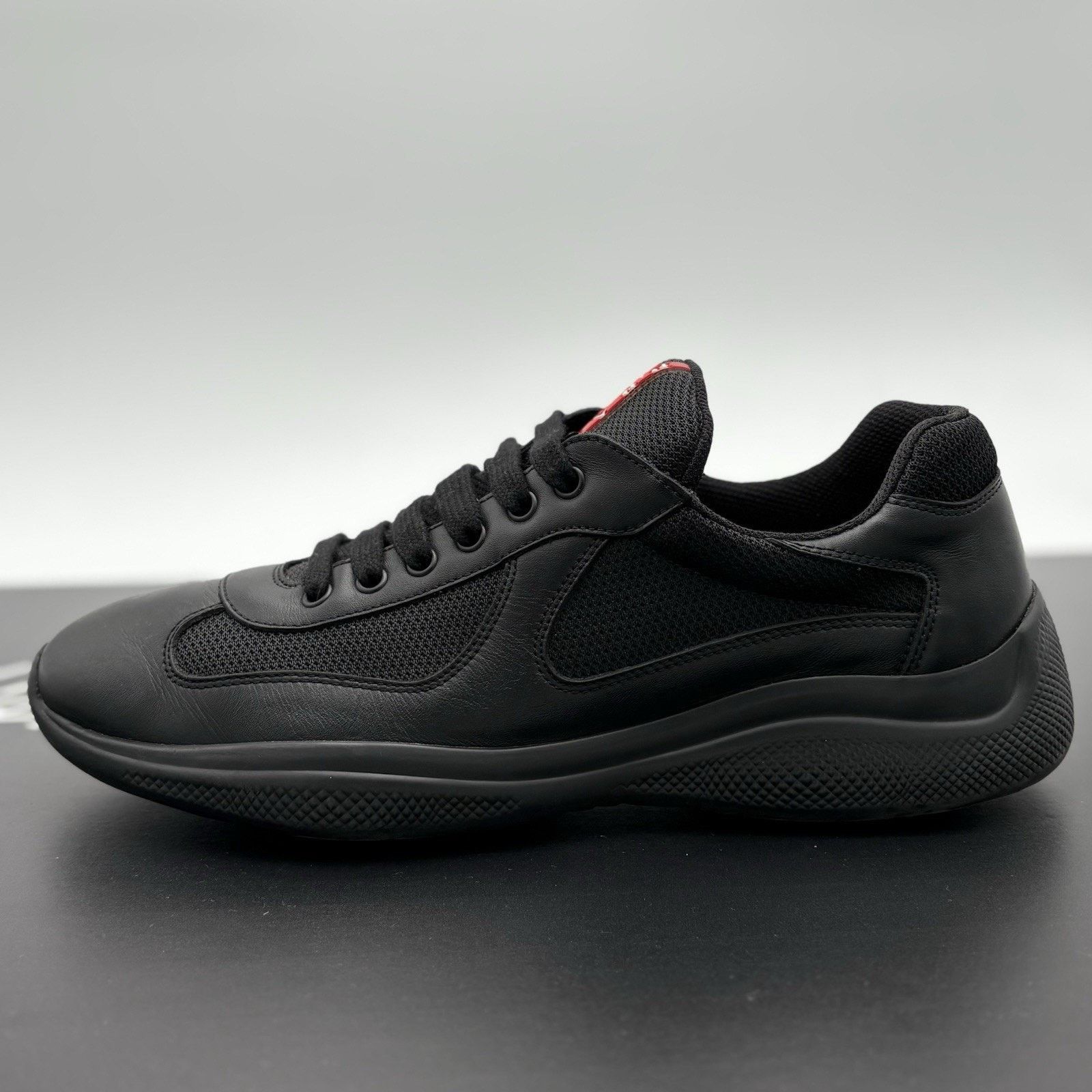 Prada Prada Americas Cup ' Black Leather ' | SUPER CLEAN! Size US 10 / EU 43 - 8 Thumbnail