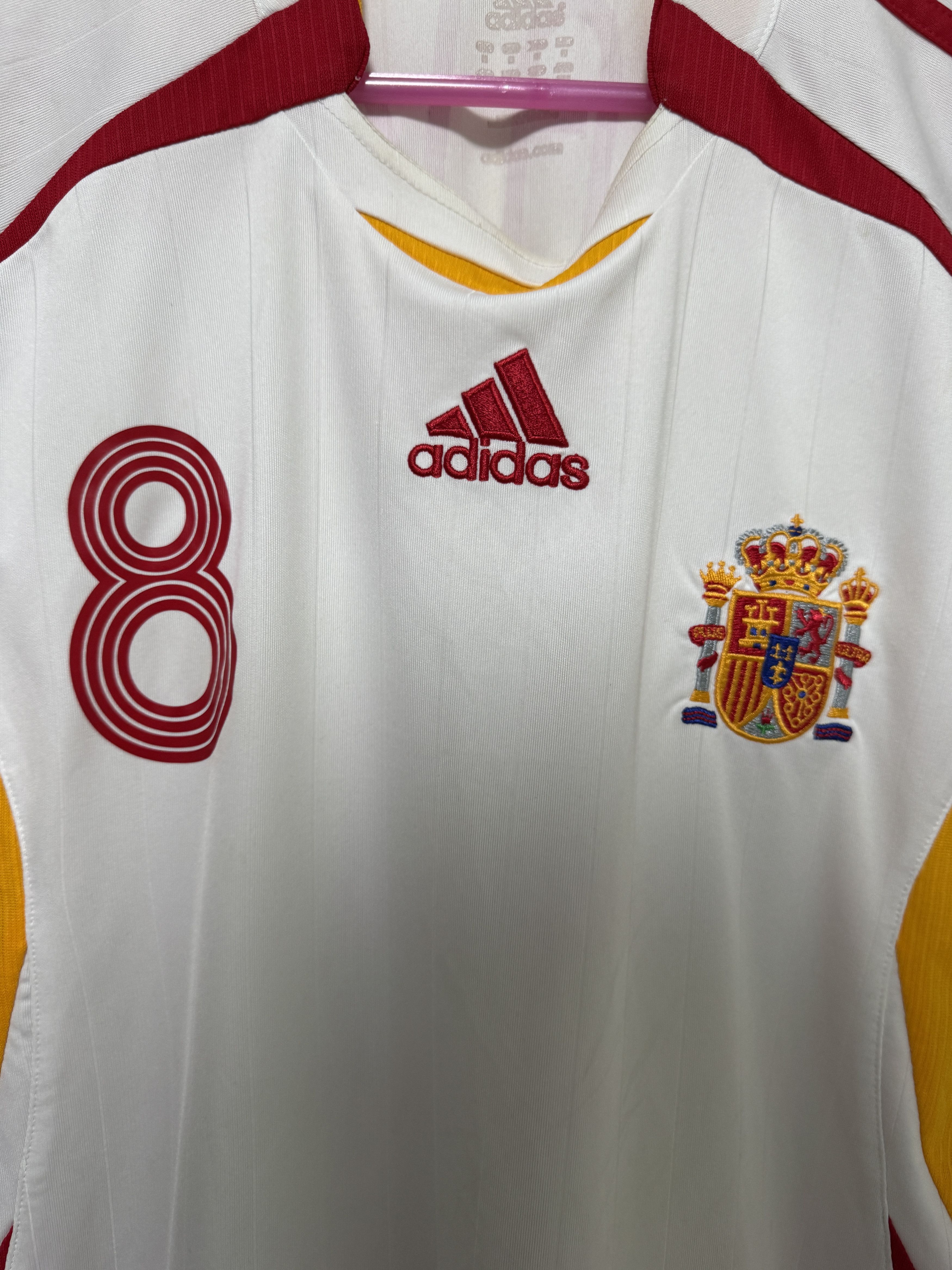 Adidas XAVI SPAIN AWAY ADIDAS WORLD CUP 2006 SOCCER FOOTBALL KIT Size US M / EU 48-50 / 2 - 6 Thumbnail