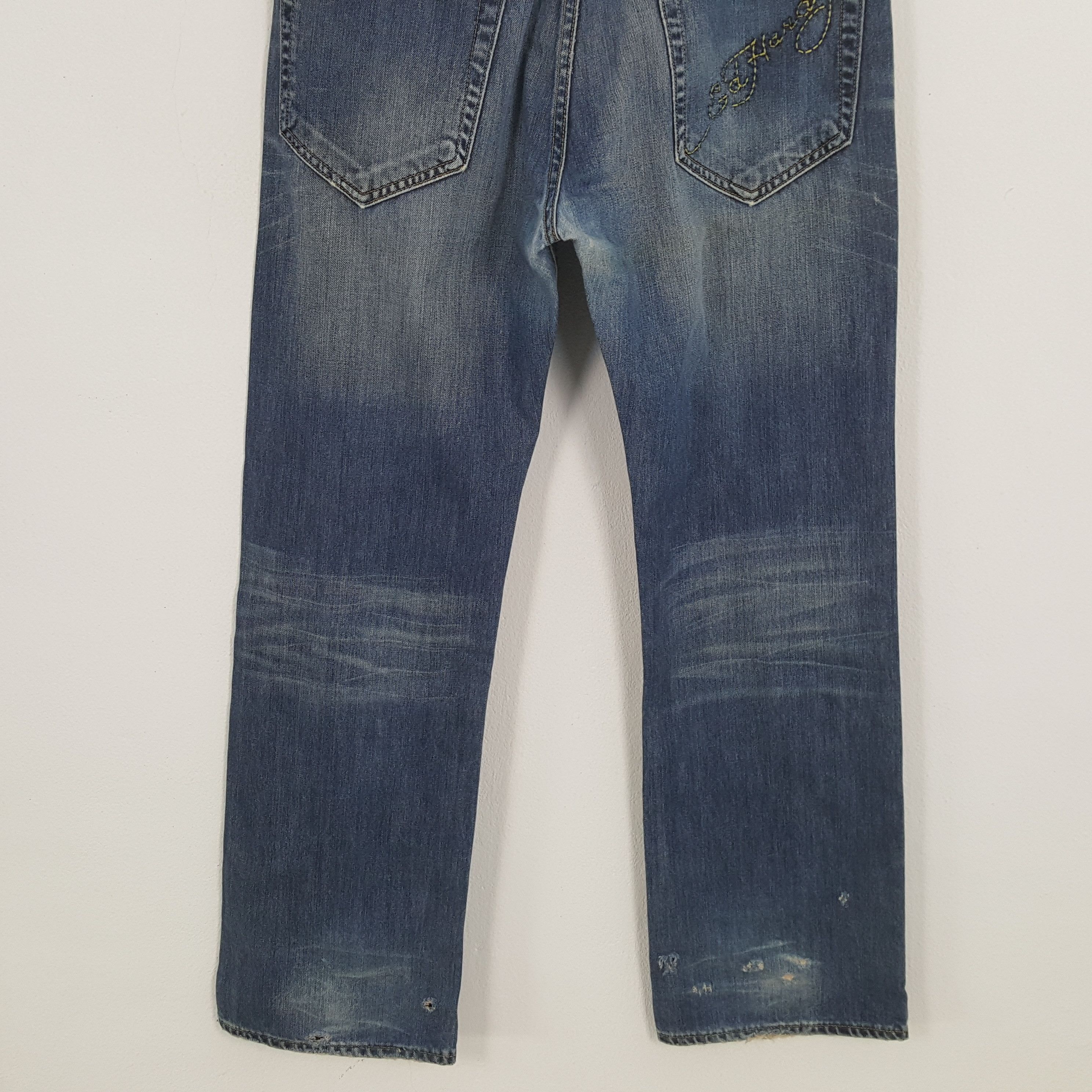 Christian Audigier × Ed Hardy × Vintage Vintage ED HARDY by CHRISTIAN AUDIGIER Designer Brand Jeans Size US 33 - 6 Thumbnail