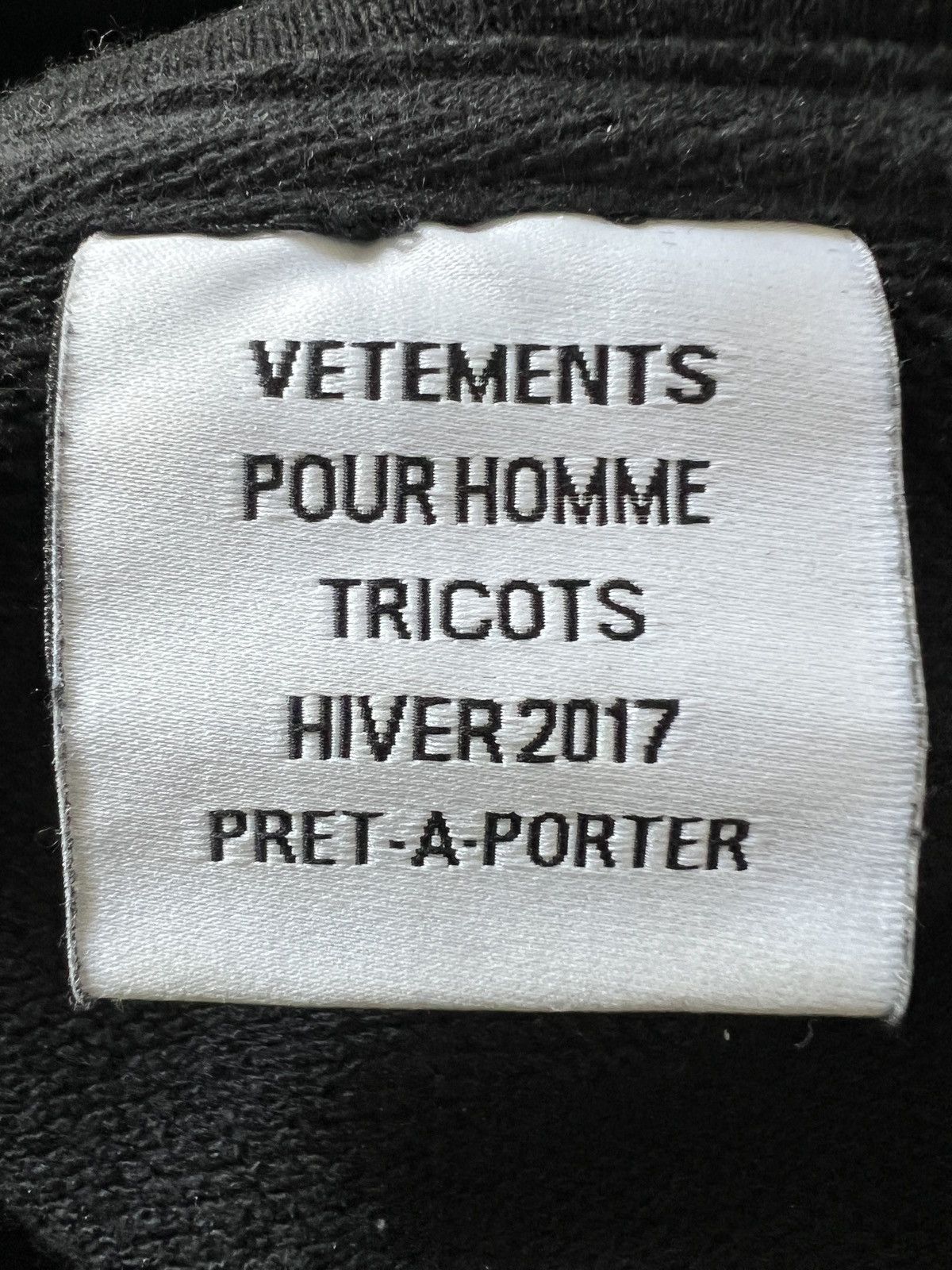 Vetements Vetements Total Fucking Darkness Pour Homme TFD Hoodie Size US M / EU 48-50 / 2 - 10 Thumbnail