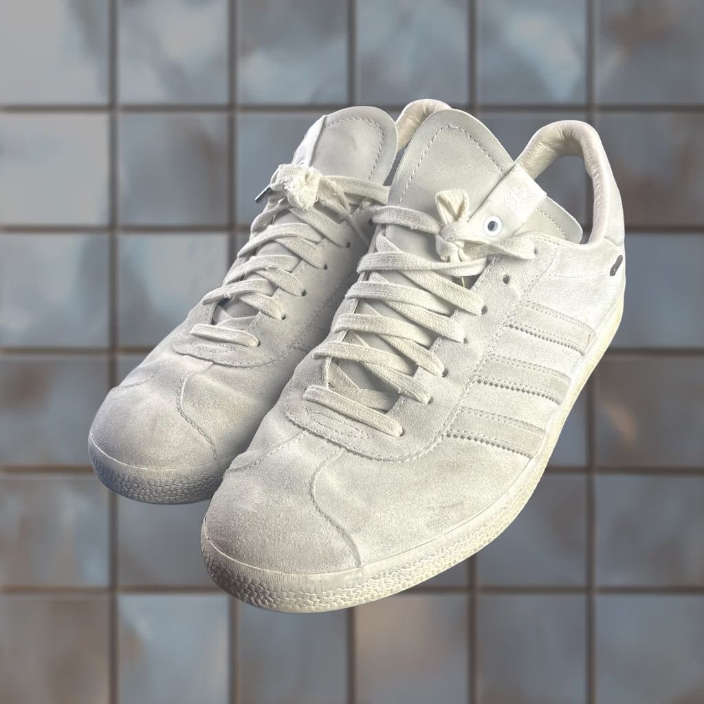 Adidas adidas Gazelle Goretex Chalk White 11.5 Cream Sneakers Shoes Mens Vintage No N/A Size US 12 / EU 45 - 1 Thumbnail