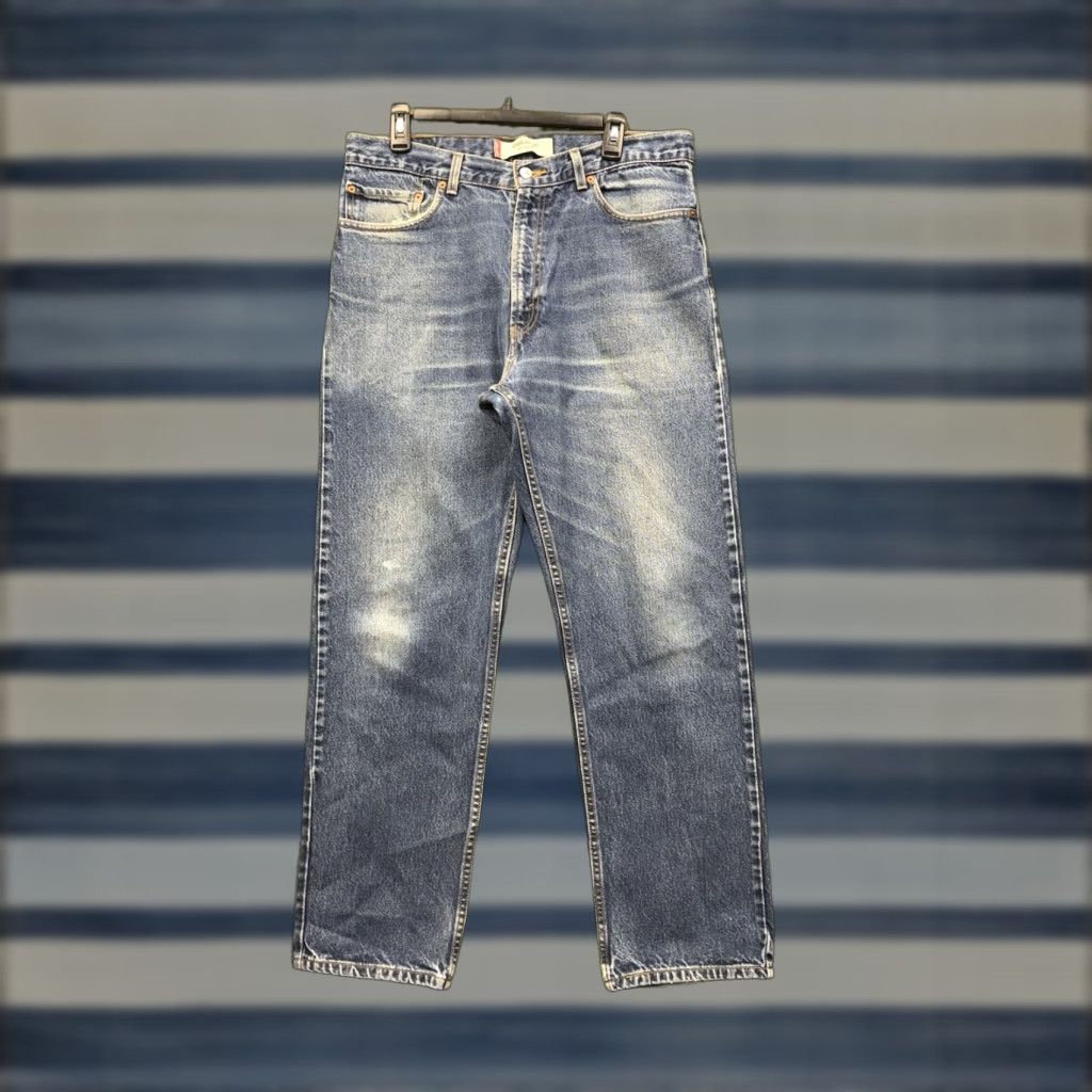 Levi's VINTAGE Levi's 505 Jeans Mens 36X32 Regular Blue Denim Straight Zip Fly Pockets 5-Pocket Design Size US 36 / EU 52 - 1 Thumbnail