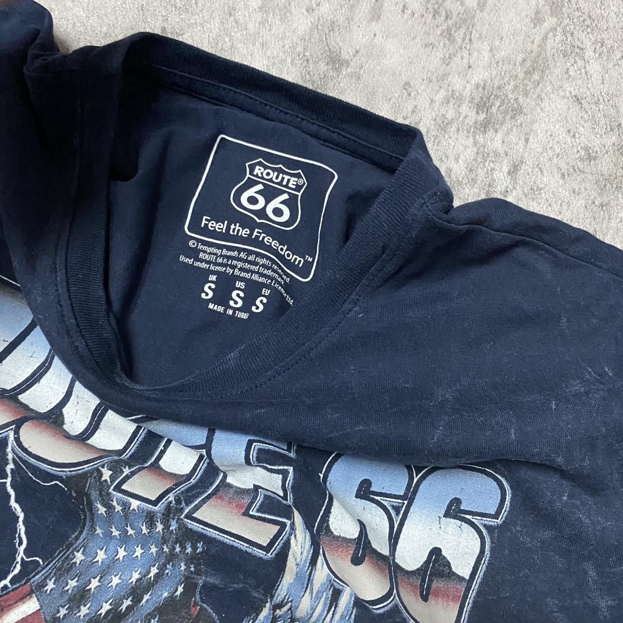 Route 66 Navy Route 66 graphic tee with eagle design Size US S / EU 44-46 / 1 - 3 Thumbnail