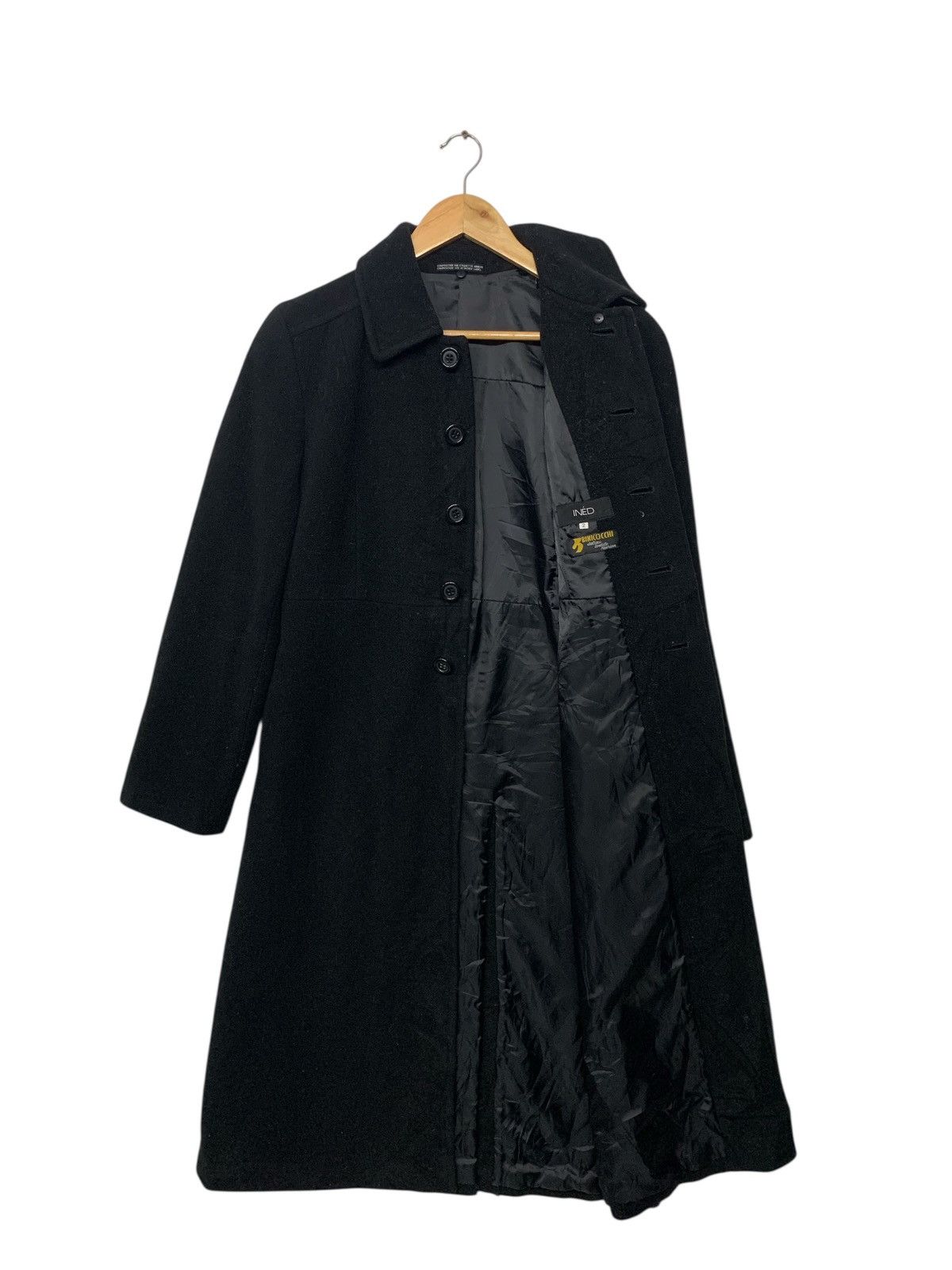 Designer × Japanese Brand × Yohji Yamamoto Binicocchi X Ined Yohji Yamamoto Wool Long Jacket Size S / US 4 / IT 40 - 1 Thumbnail