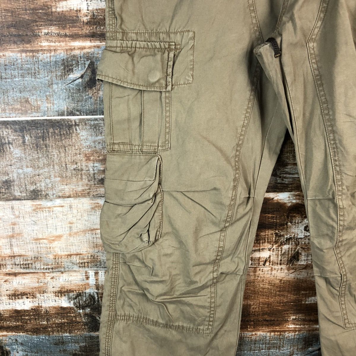 Japanese Brand Surplus Brown Cargo tactical Multipocket Pants #A2567 Size US 30 / EU 46 - 9 Thumbnail