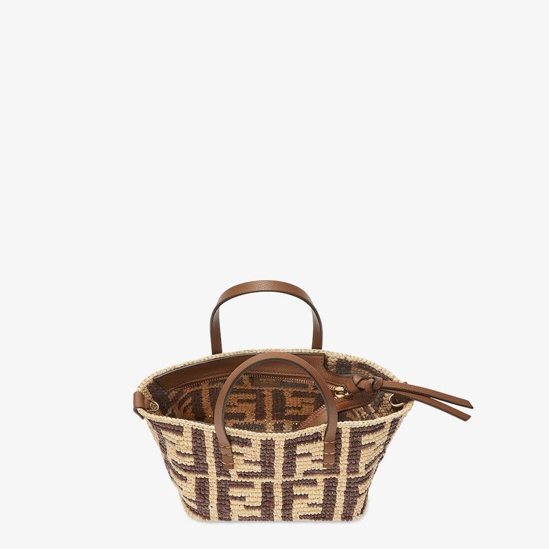 Fendi o1s1wg110526 Size: OS / OS / Roll Mini Bag in Beige/Brown Size ONE SIZE - 4 Thumbnail