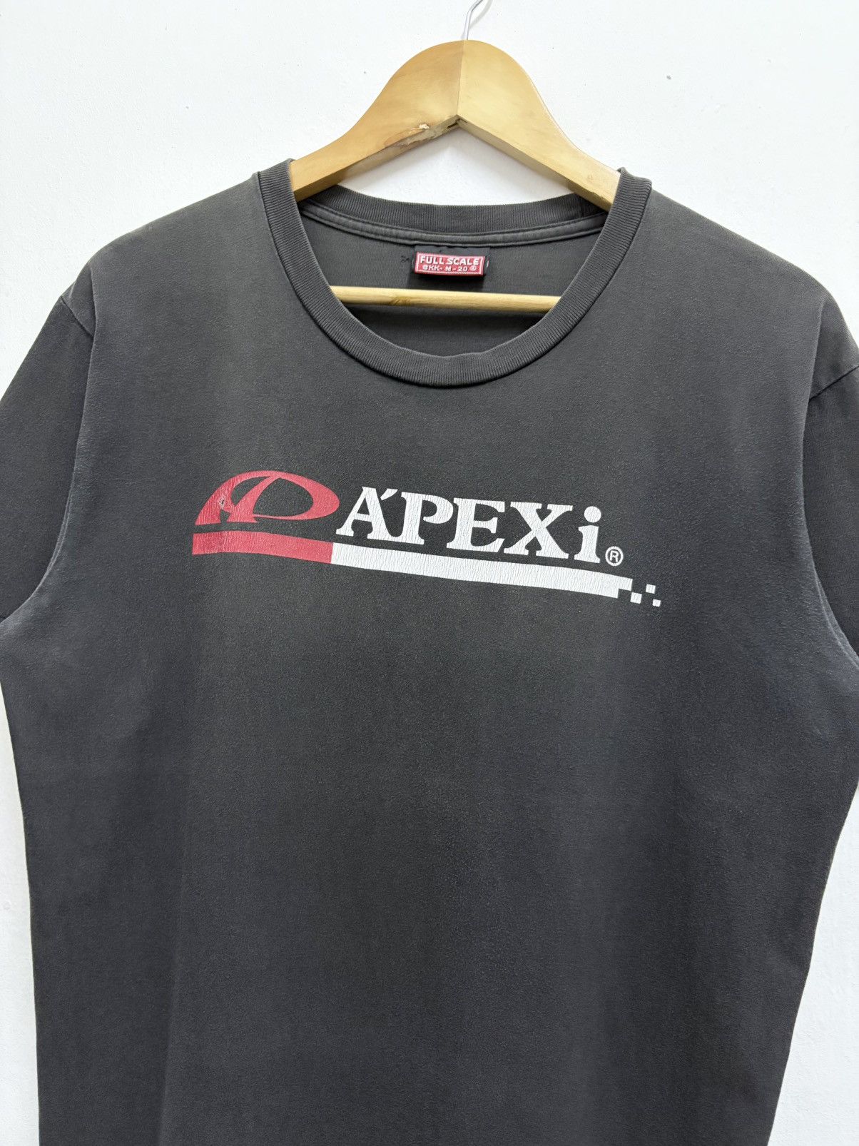 Japanese Brand 2000's Full Scale - A'Pexi Tuning Performance Faded T-Shirt Size US M / EU 48-50 / 2 - 7 Thumbnail