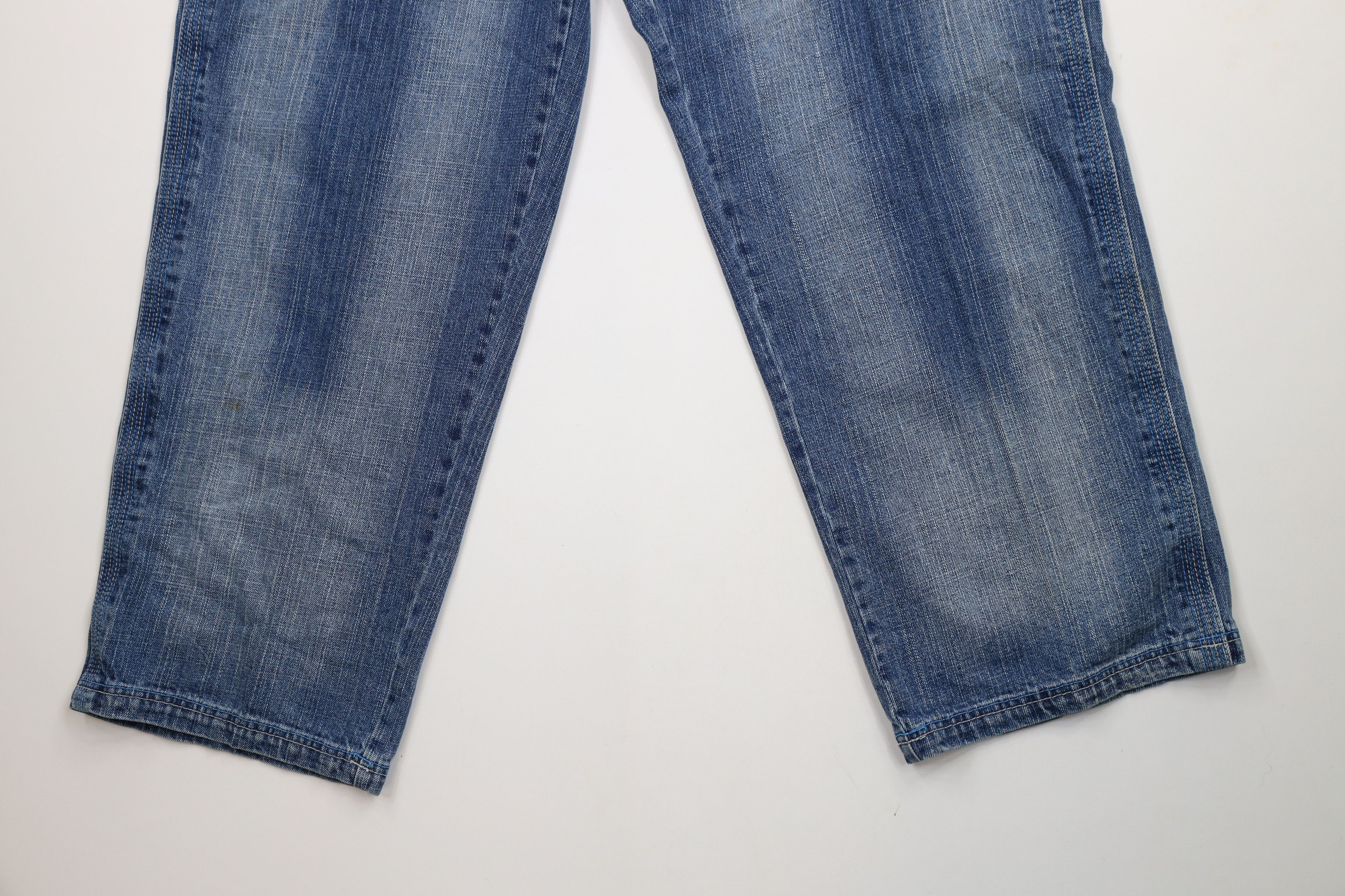 Vintage Vintage 90s Streetwear Fit Wide Leg Skateboard Jeans Blue Size US 36 / EU 52 - 4 Thumbnail