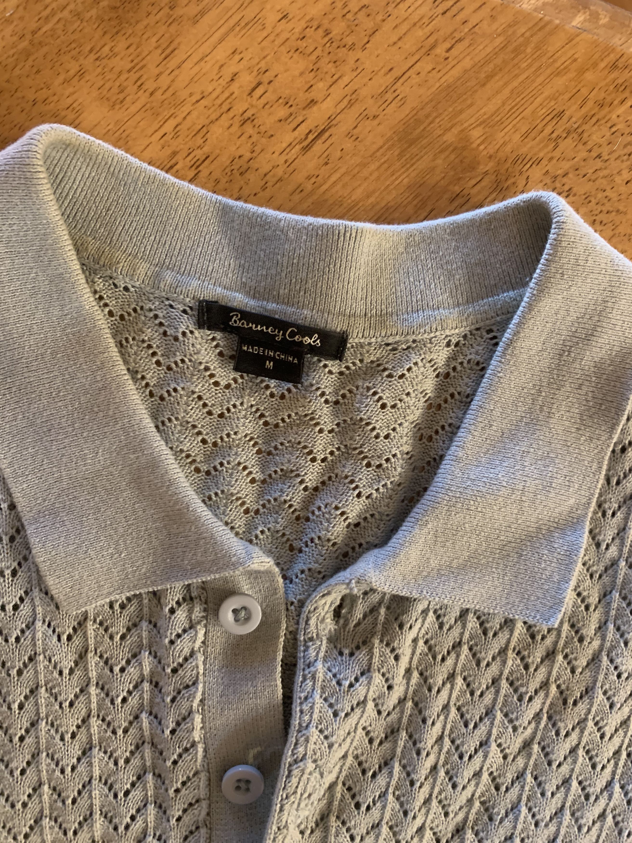 Barney Cools Knitted Polo Shirt - Barney Cools Size US M / EU 48-50 / 2 - 1 Thumbnail