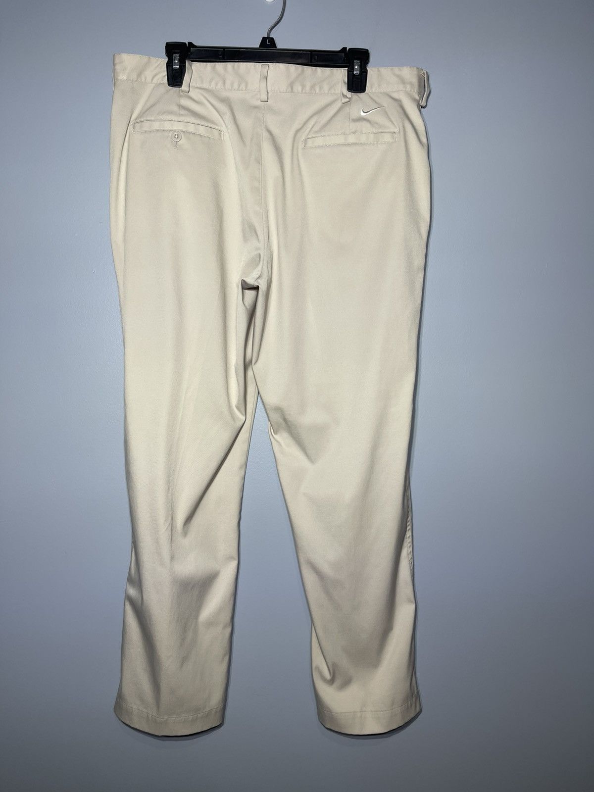 Nike Nike Golf Men's FitDry Pants 36x32 Khaki Beige Flat Front Size US 36 / EU 52 - 3 Thumbnail
