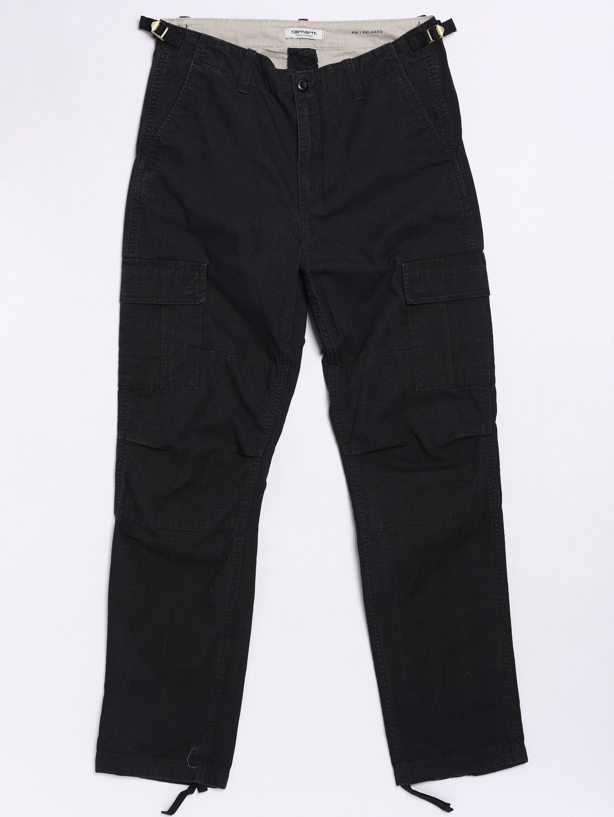 Carhartt Carhartt WIP W’ Aviation Pants Black Cargo Pant White Tag Size 29" - 1 Thumbnail
